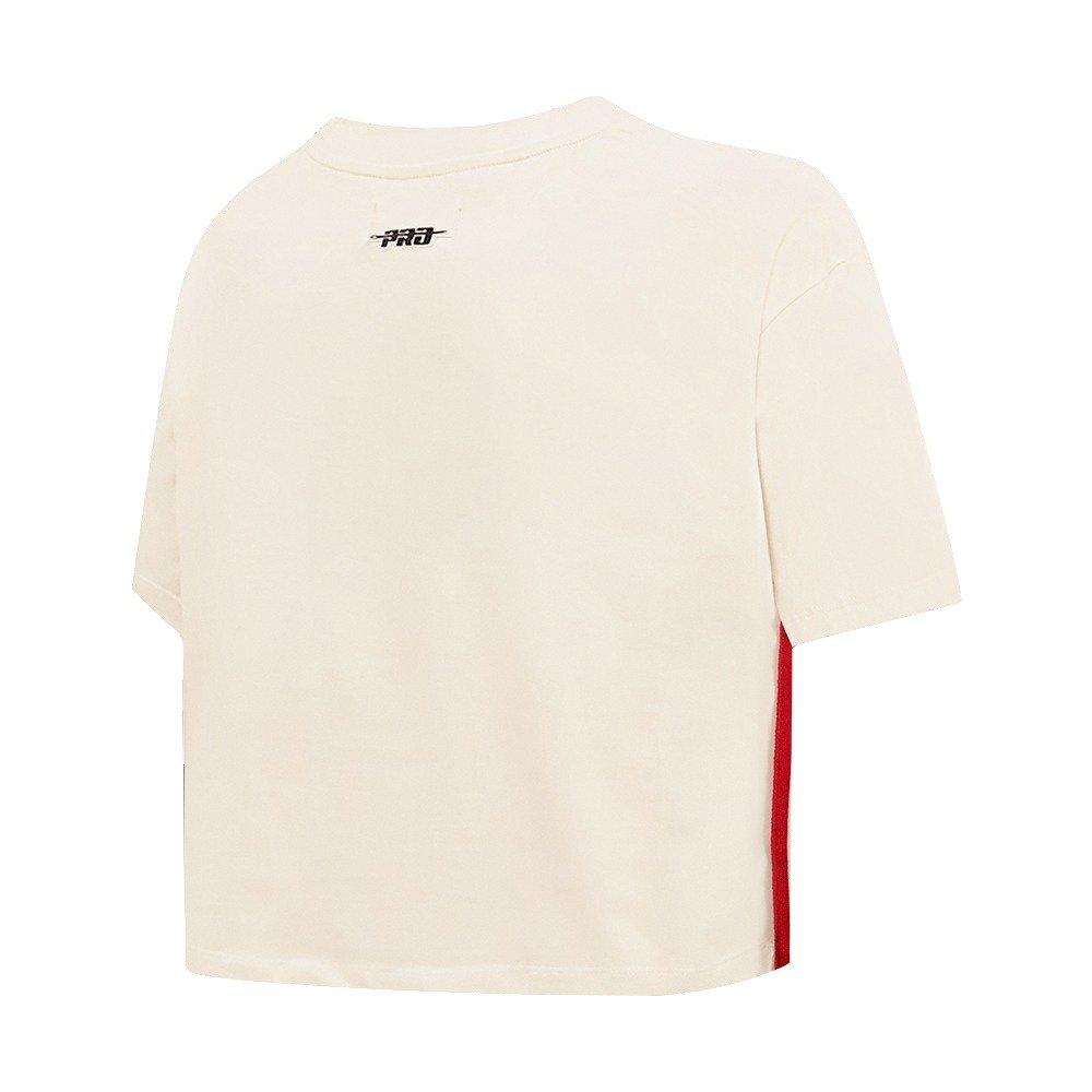 Pro Standard Women's Minnesota Twins Retro Classic Boxy Tee - Eggshell - EGGSHELL Thumbnail View 4