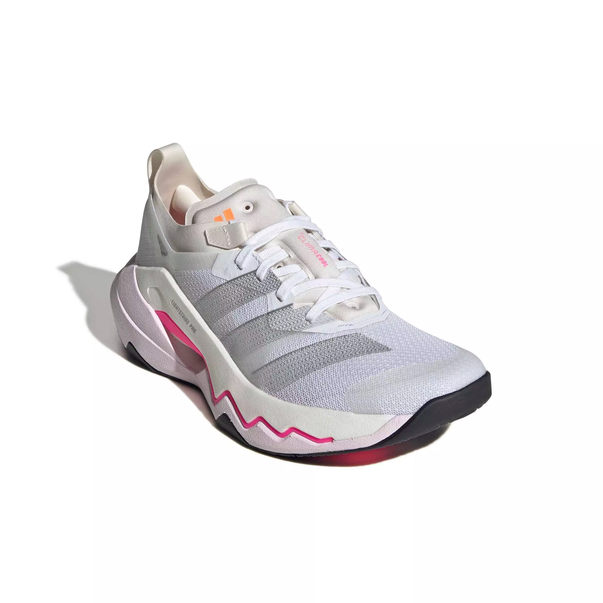 adidas Rapidmove Pro "Ftwr White/Silver Metallic/Lucid Pink" Women's Training Shoe - WHITE/SILVER/PINK