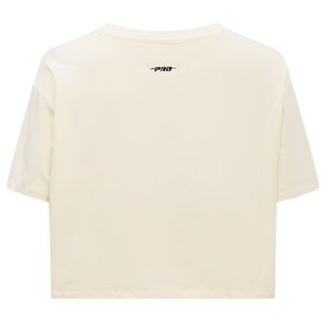 Pro Standard Women's Cleveland Guardians Retro Classic Boxy Tee - Eggshell
