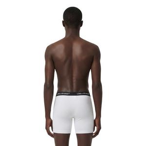 L/AB c/o Off-White Men's Horizontal Repeat 6" Boxer Brief With Fly (3 Pack) - White - WHITE