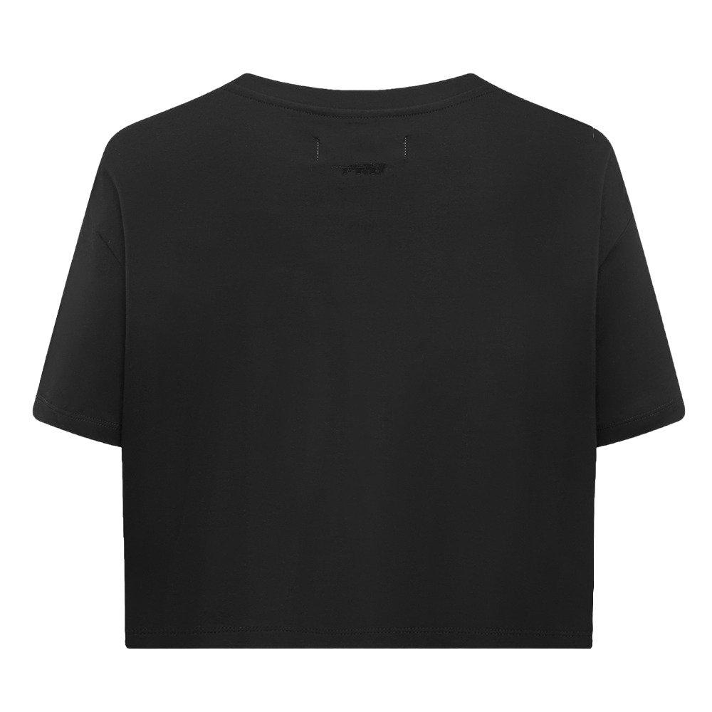 Pro Standard Women's Colorado Rockies Retro Classic Boxy Tee - Black - BLACK Thumbnail View 2