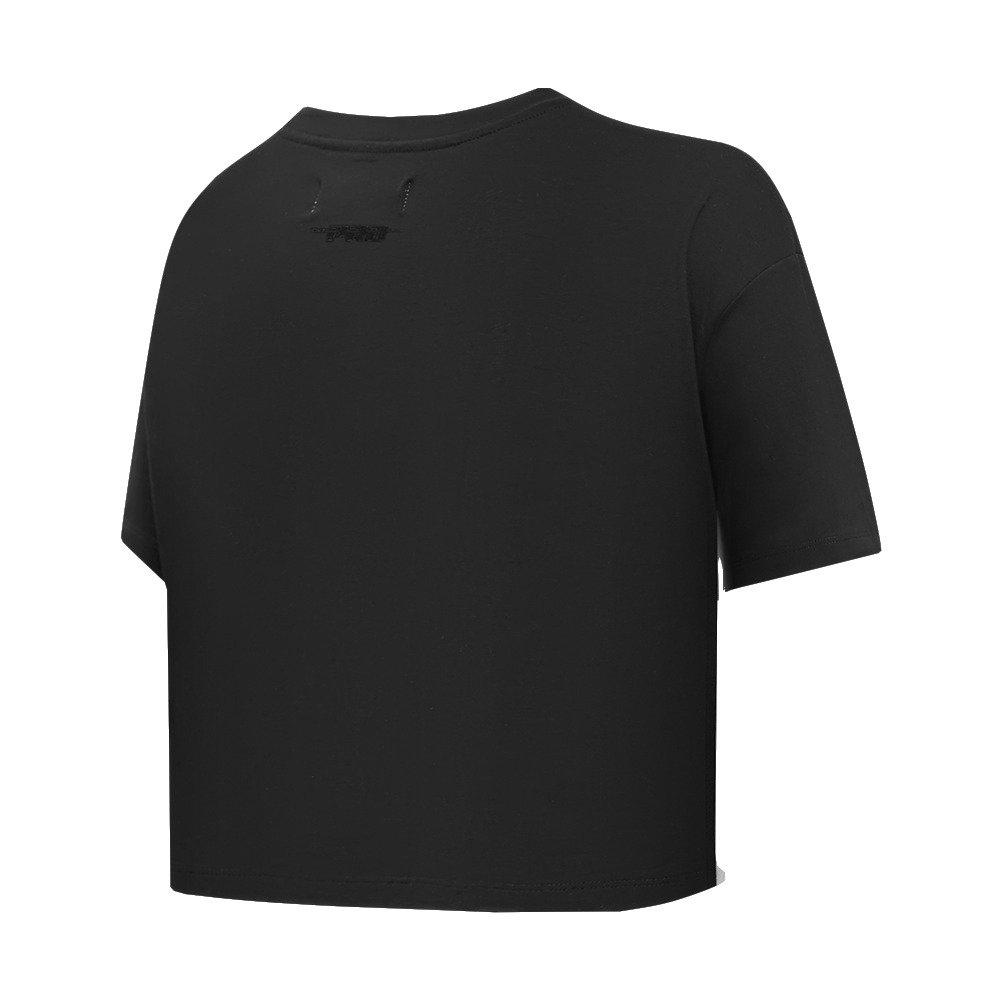 Pro Standard Women's Colorado Rockies Retro Classic Boxy Tee - Black - BLACK Thumbnail View 4