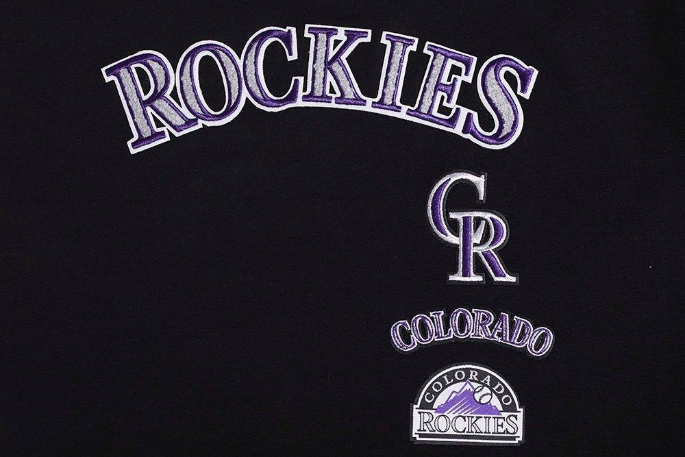 Pro Standard Women's Colorado Rockies Retro Classic Boxy Tee - Black - BLACK Thumbnail View 5