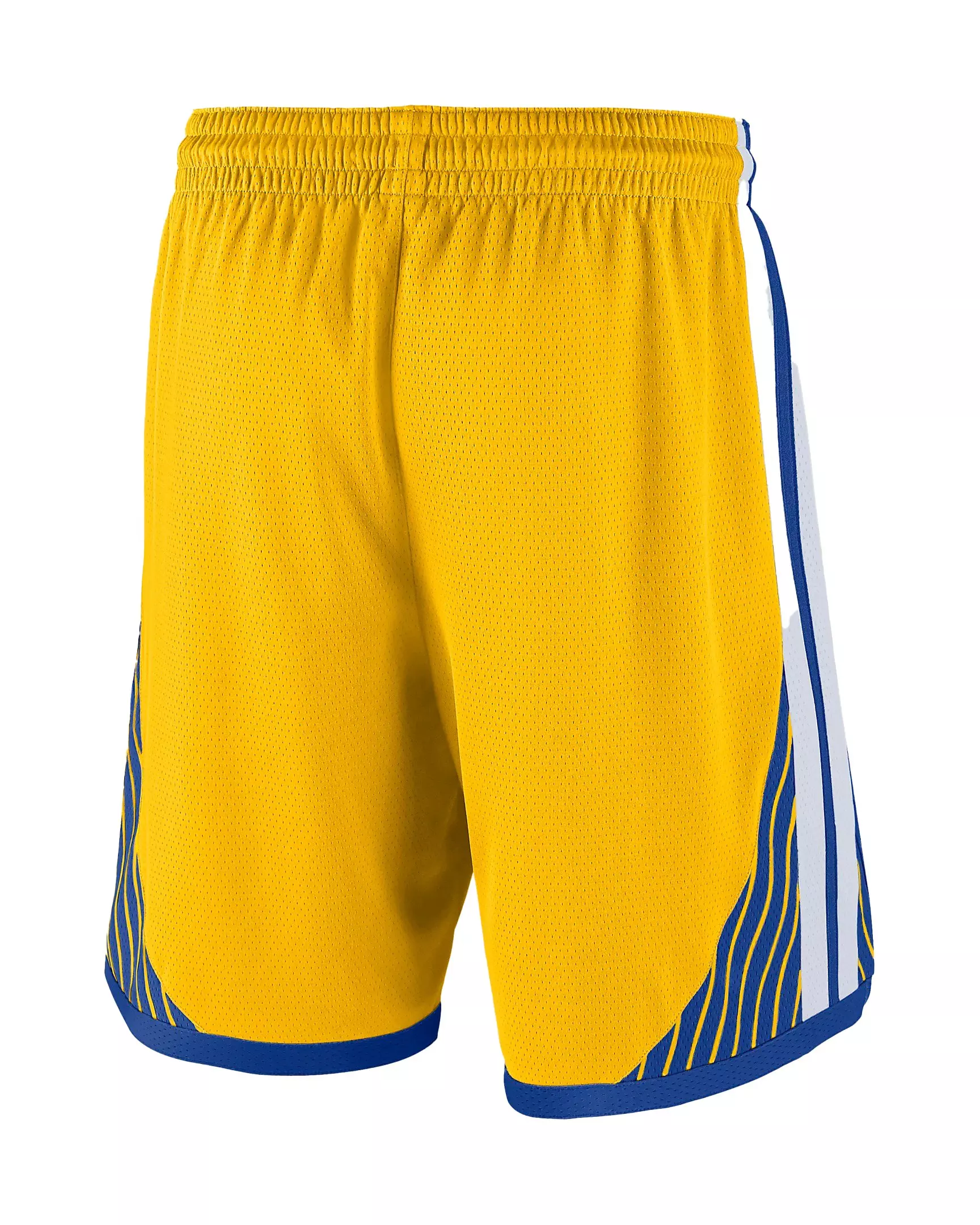 Jordan Men's Golden State Warriors NBA Statement Swingman Shorts - Yellow - YELLOW