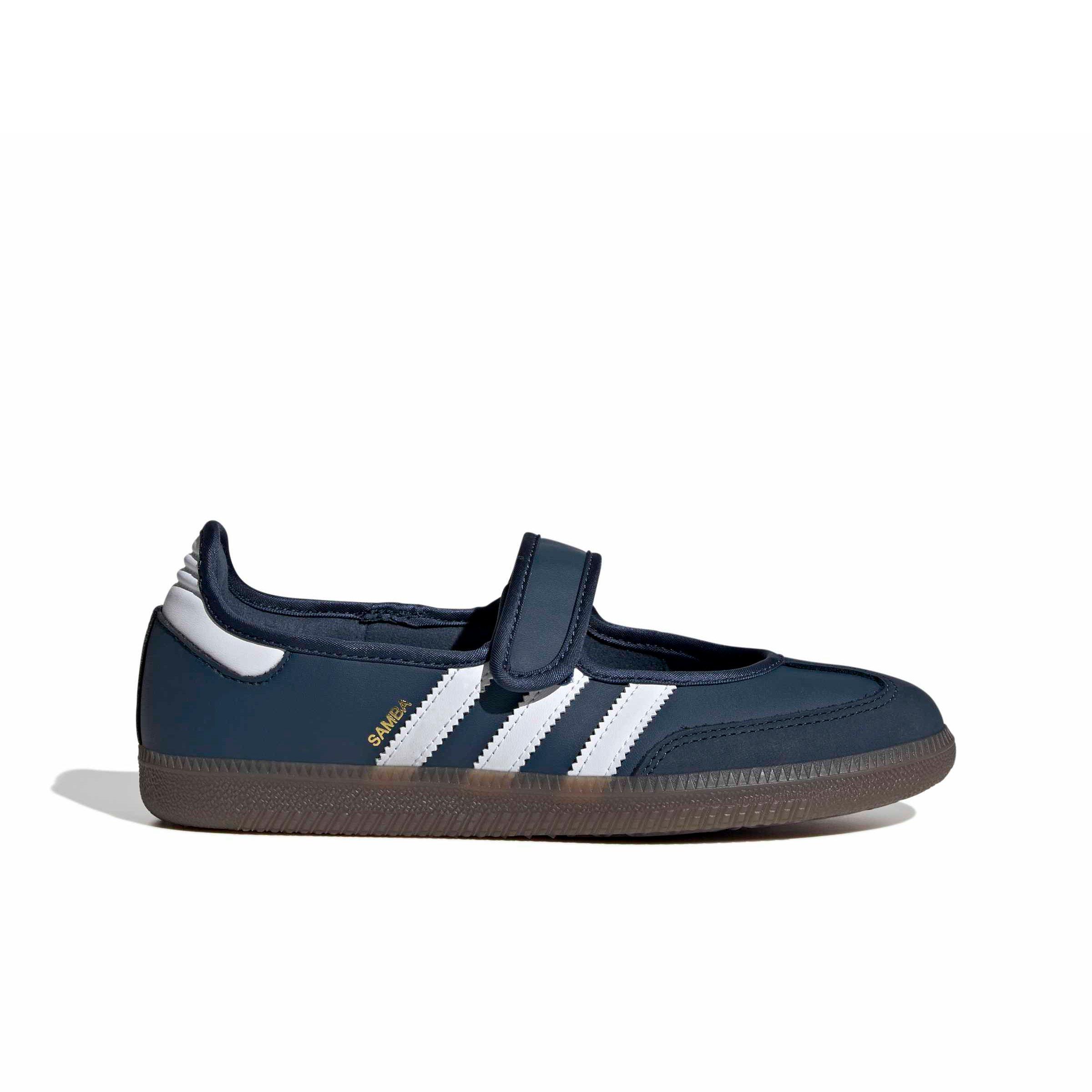 adidas gazelle silver green womens adidas Samba OG Shoes - Men's - Shadow Navy Blue / Golden Beige / Gum main image 1