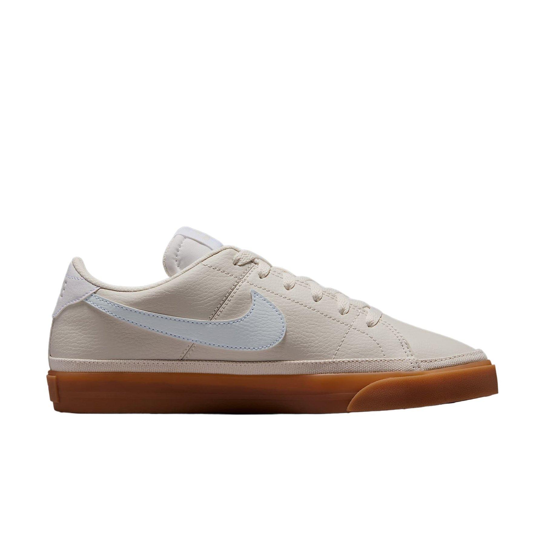 Nike Court Legacy "Phantom/Gum Yellow/White" Women's Shoe - PHANTOM/YELLOW/WHITE Thumbnail View 1
