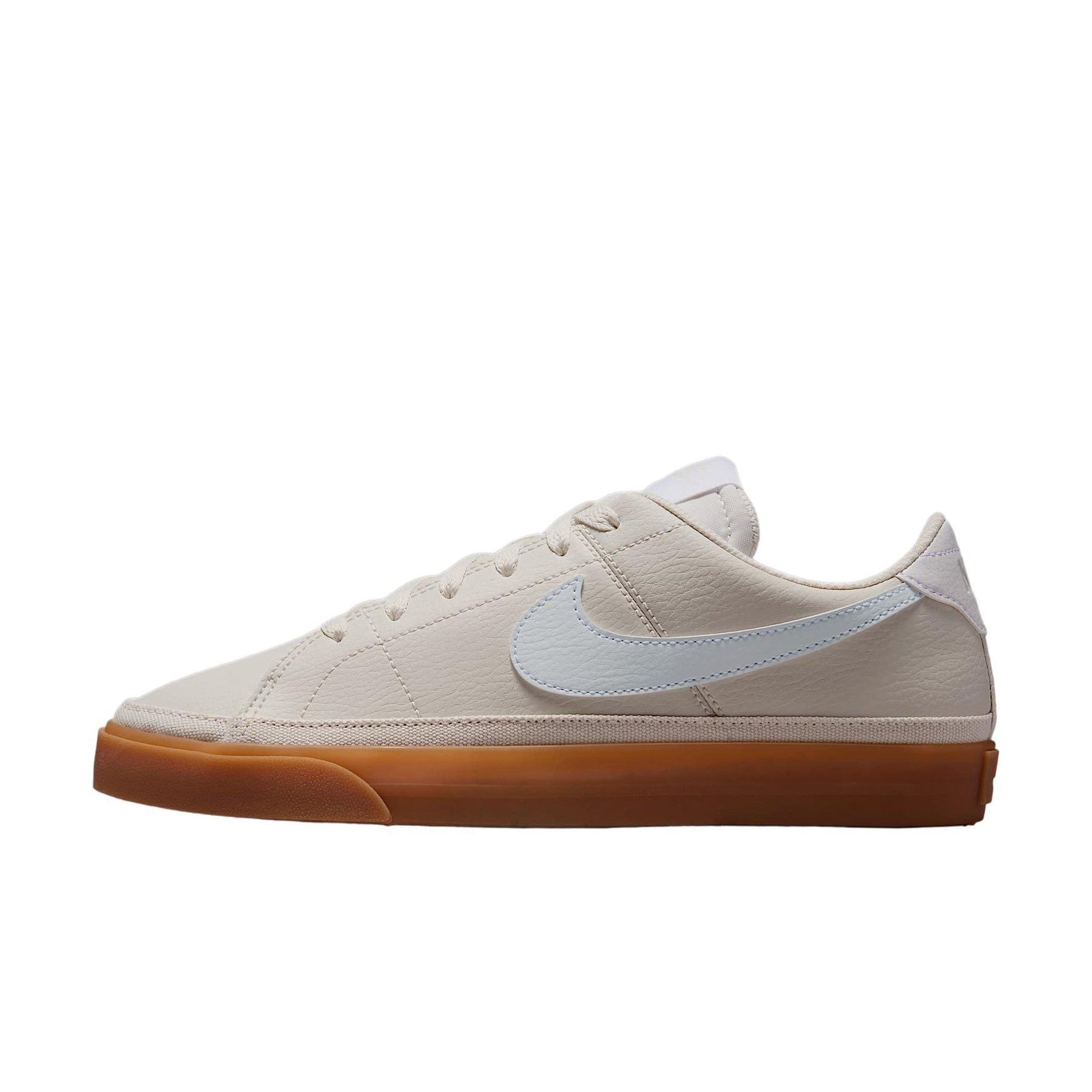 Nike Court Legacy "Phantom/Gum Yellow/White" Women's Shoe - PHANTOM/YELLOW/WHITE Thumbnail View 2