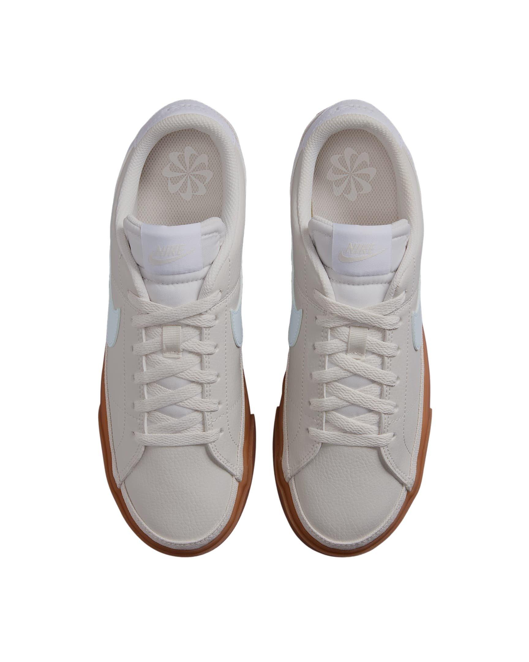 Nike Court Legacy "Phantom/Gum Yellow/White" Women's Shoe - PHANTOM/YELLOW/WHITE Thumbnail View 3