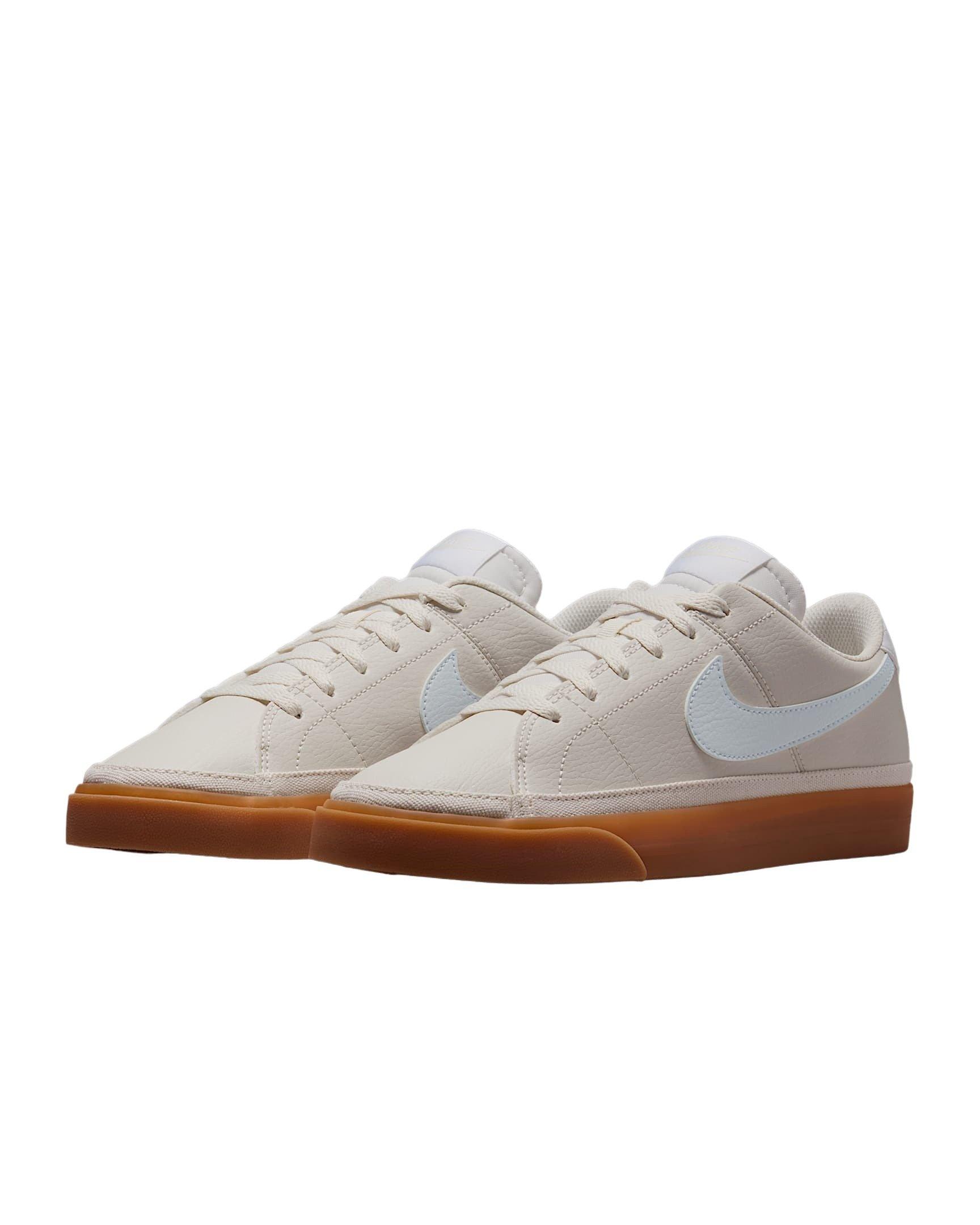 Nike Court Legacy "Phantom/Gum Yellow/White" Women's Shoe - PHANTOM/YELLOW/WHITE Thumbnail View 4