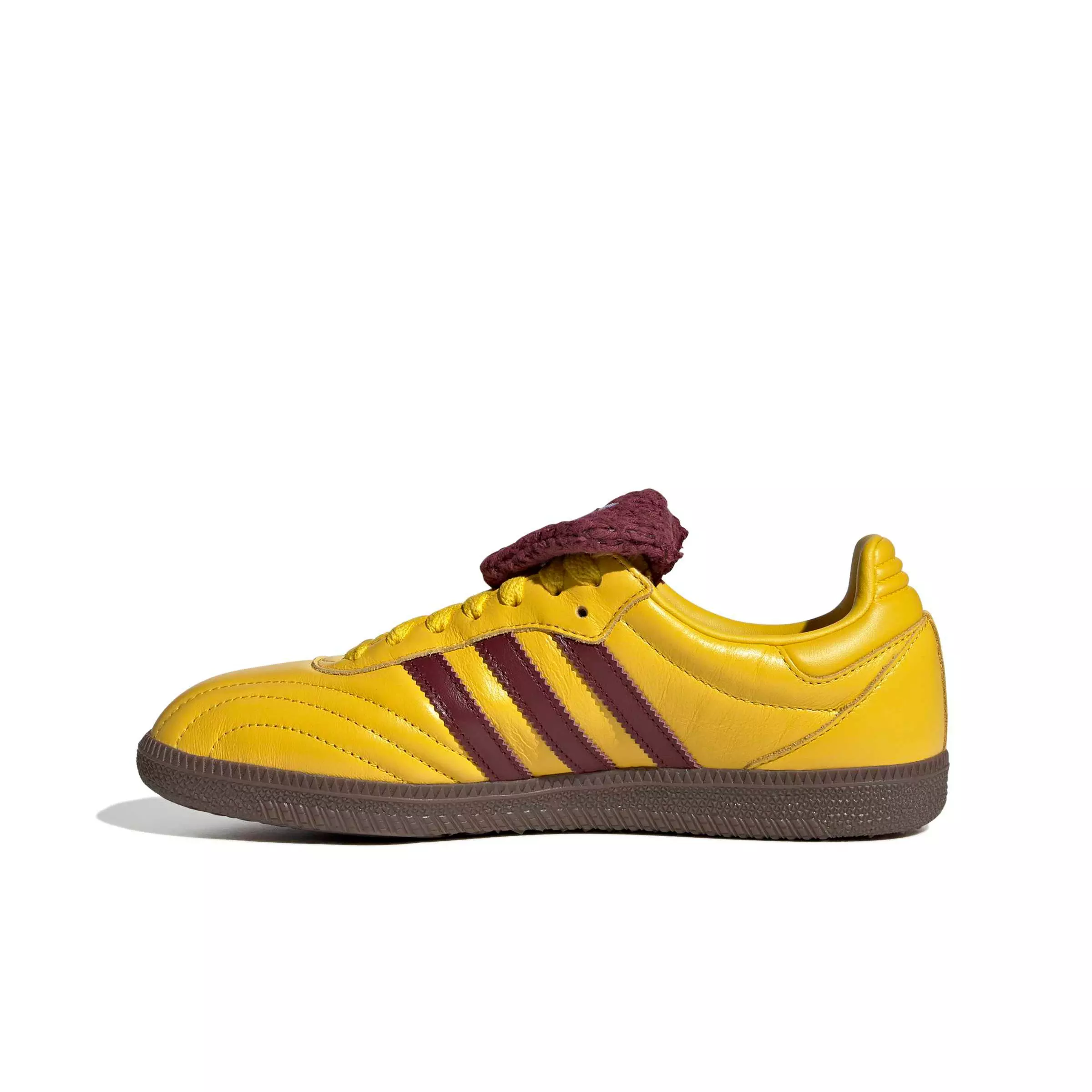 adidas Originals Samba Long Tongue "Eqt Yellow/Shadow Red/Gold Metallic" Women's Shoe - YELLOW/RED/GOLD