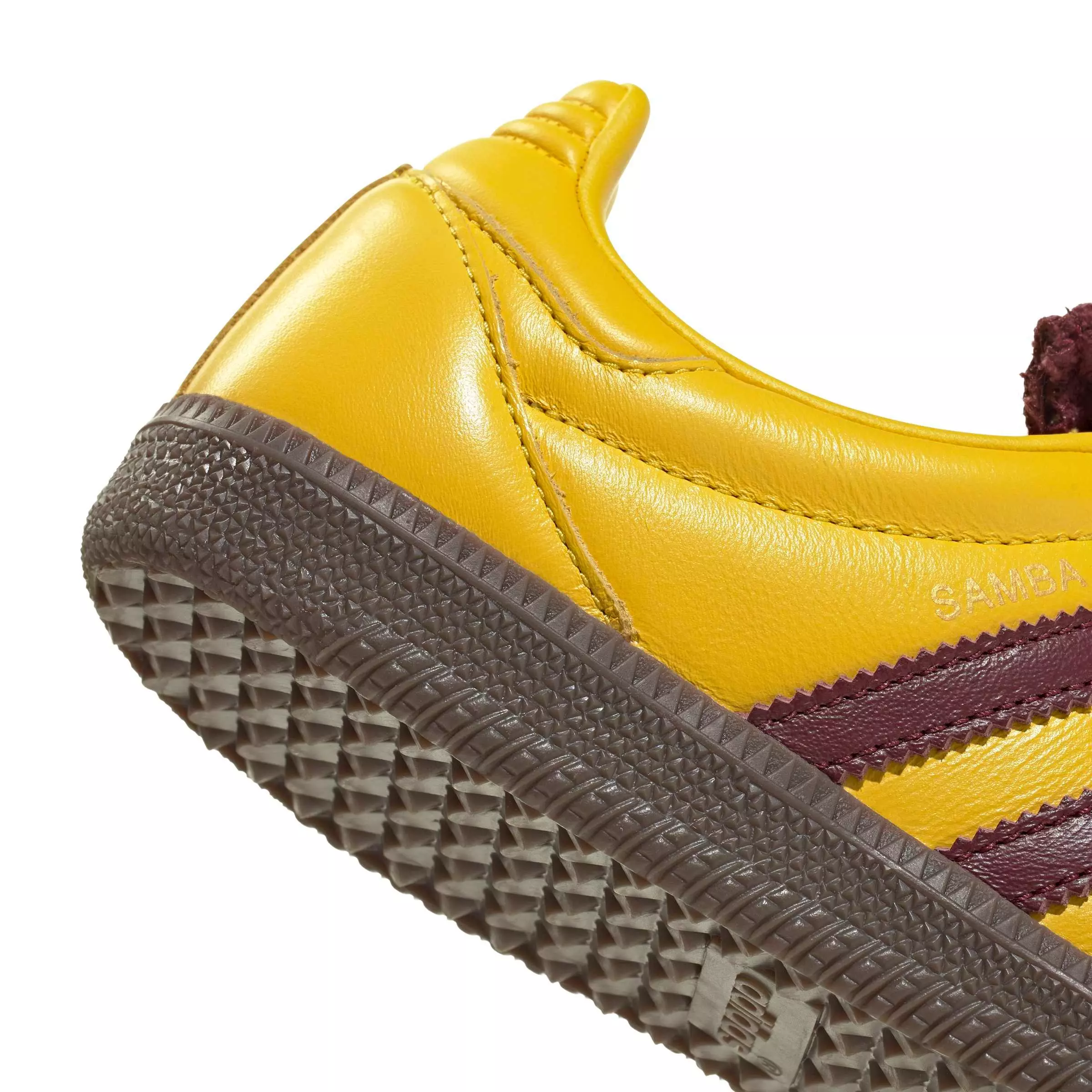 adidas Originals Samba Long Tongue "Eqt Yellow/Shadow Red/Gold Metallic" Women's Shoe - YELLOW/RED/GOLD