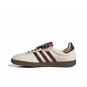 adidas Originals Samba Long Tongue "Cream White/Maroon/Gold Metallic" Women's Shoe