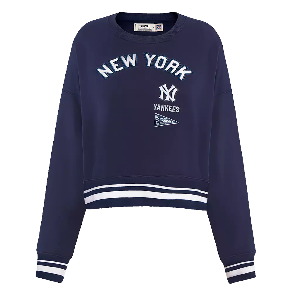 Pro Standard Women's New York Yankees Retro Classics Crewneck - Navy - NAVY