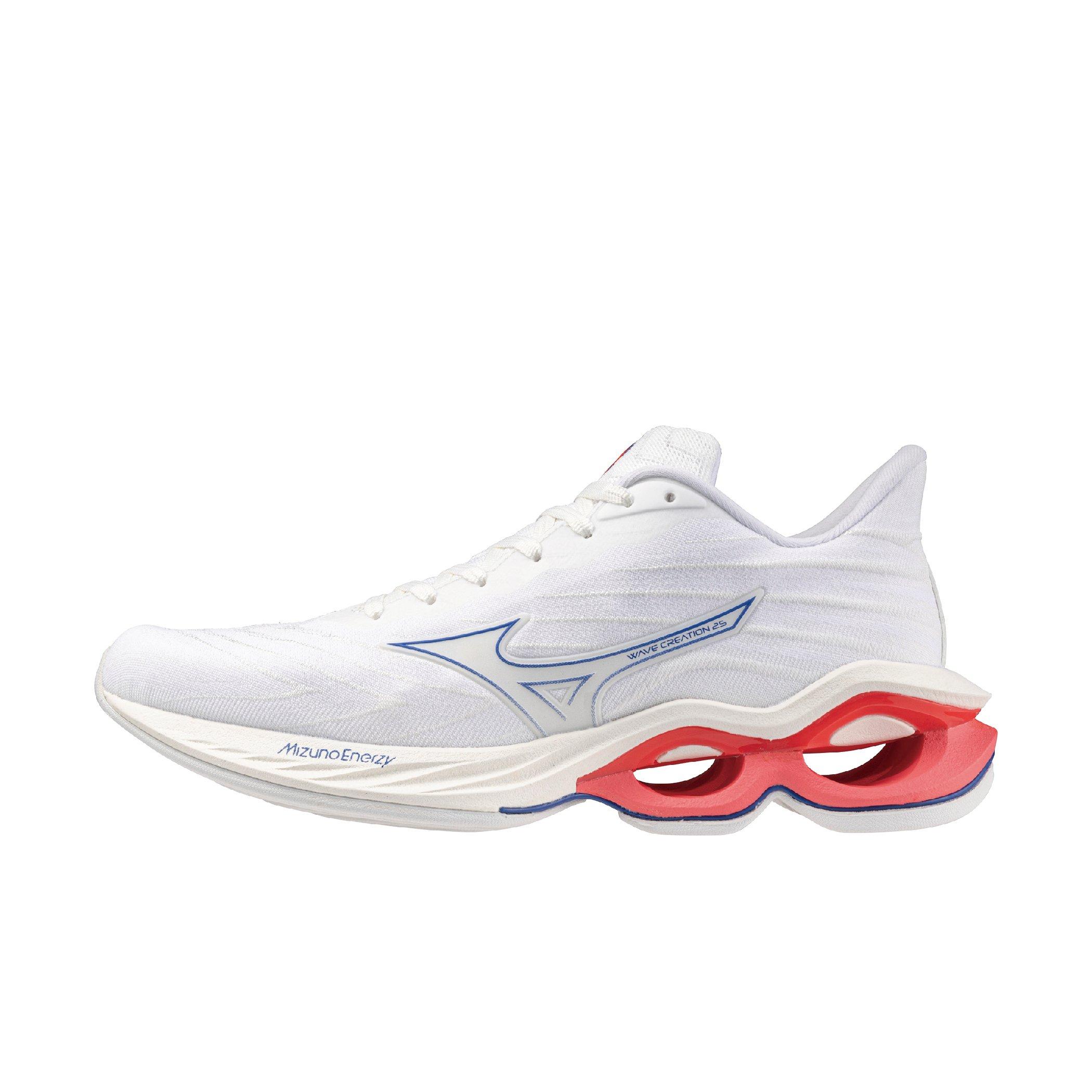 Mizuno Wave Creation 25 SSW "White/Pearl Blue" Women's Running Shoe - WHITE/BLUE Thumbnail View 2
