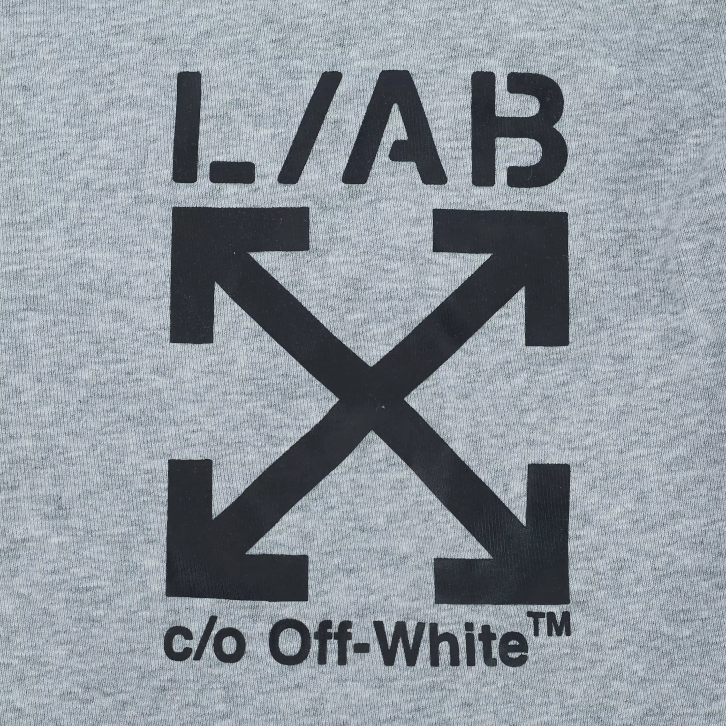 L/AB c/o Off-White Men's Horizontal Repeat Big Arrow 3" Trunk (3 Pack) - Black/White/Grey - BLACK/WHITE/GREY