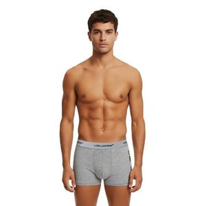 L/AB c/o Off-White Men's Horizontal Repeat Big Arrow 3" Trunk (3 Pack) - Black/White/Grey - BLACK/WHITE/GREY