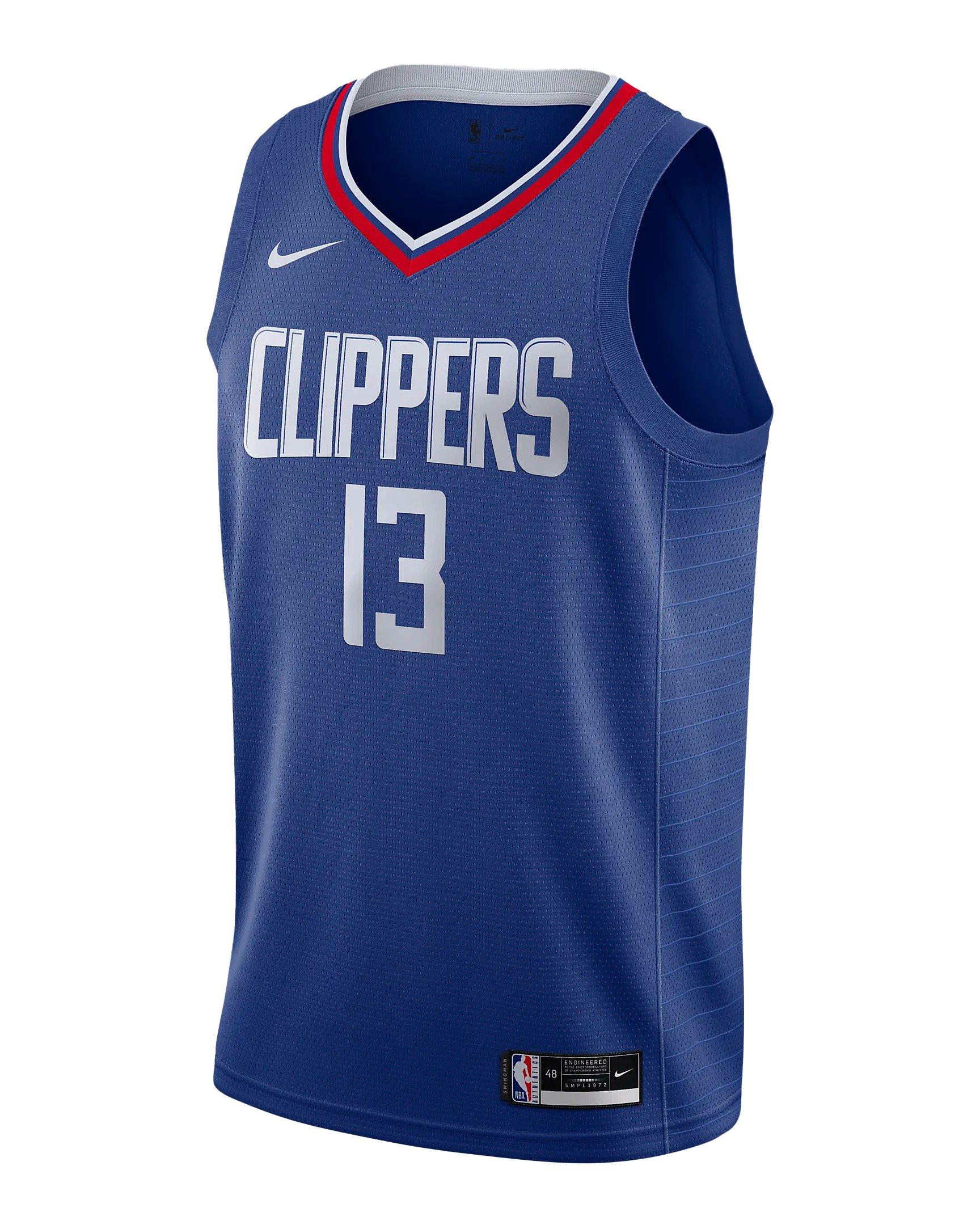 Nike Los Angeles Clippers Paul George Icon Edition Blue Swingman