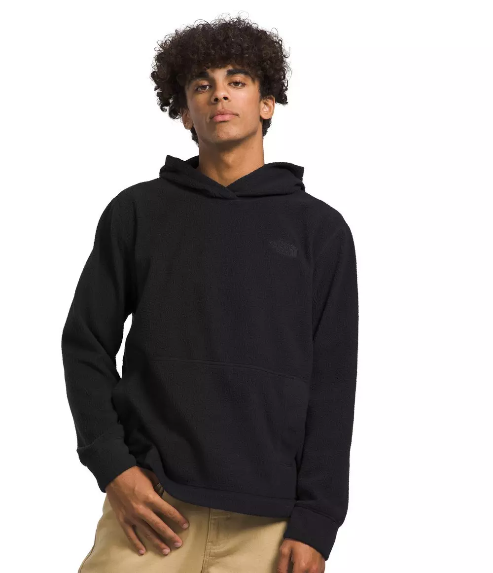 The North Face Men’s Pali Pile Fleece Hoodie - BLACK