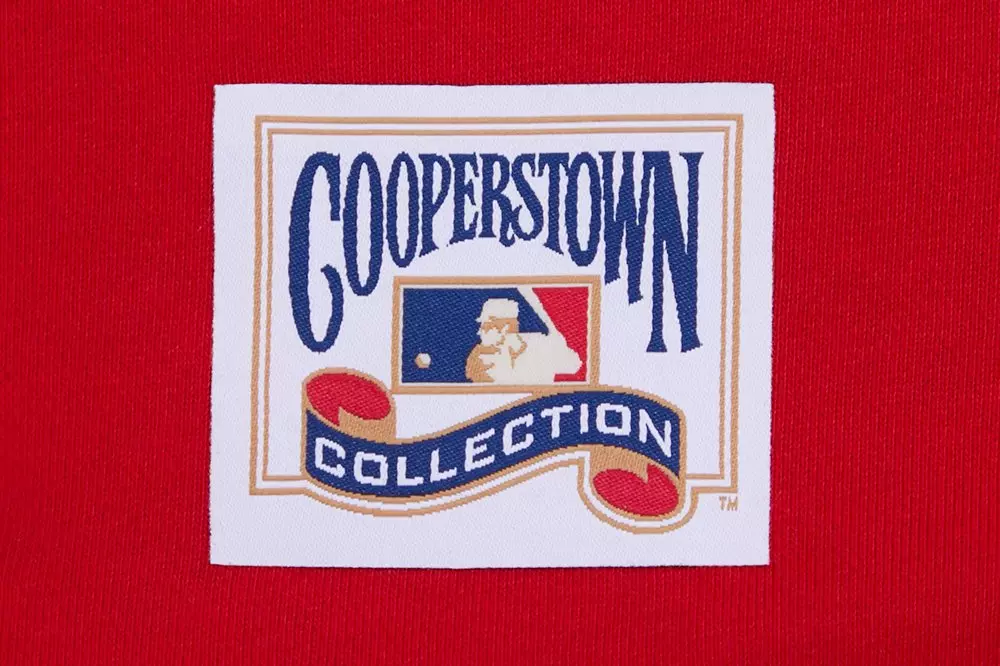 Pro Standard Women's MLB St. Louis Cardinals Retro Classic Cropped Fleece Hoodie -Red - RED