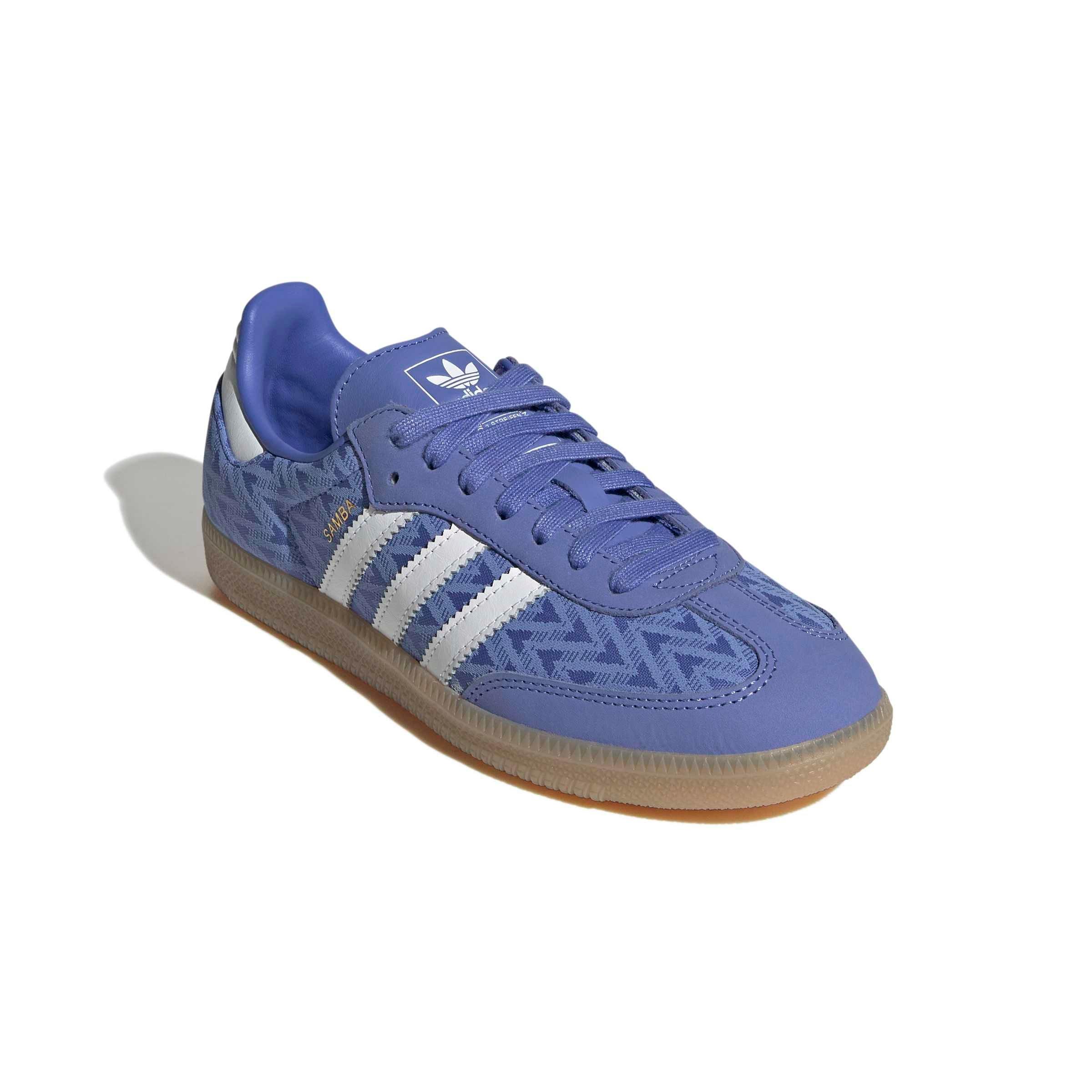 adidas Originals Samba OG "Real Lilac/Ftwr White/Gold Metallic" Women's Shoe - LILAC/WHITE/GOLD Thumbnail View 3