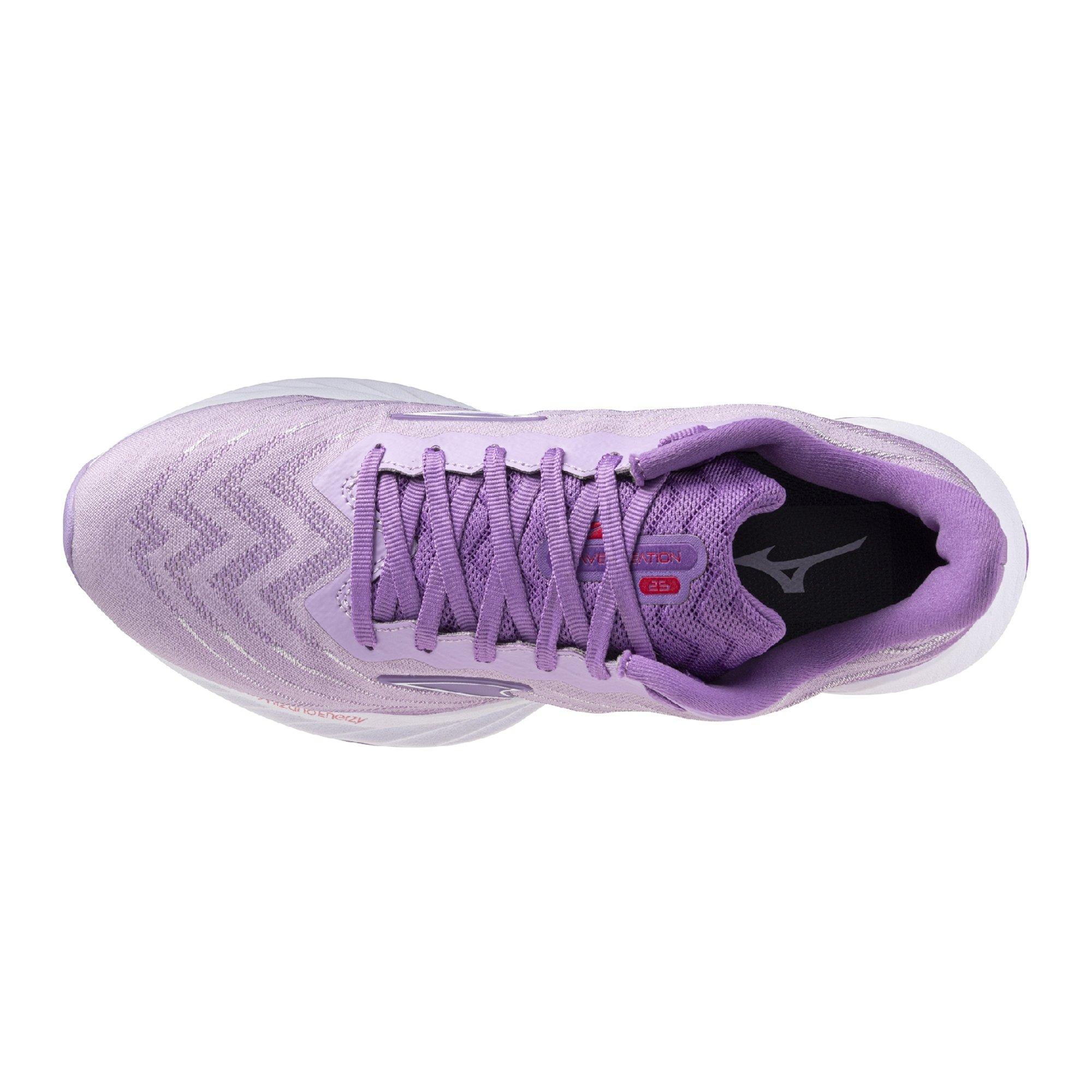 Mizuno Wave Creation 25 SSW "Crocus Petal/White" Women's Running Shoe - CROCUS PETAL/WHITE Thumbnail View 6