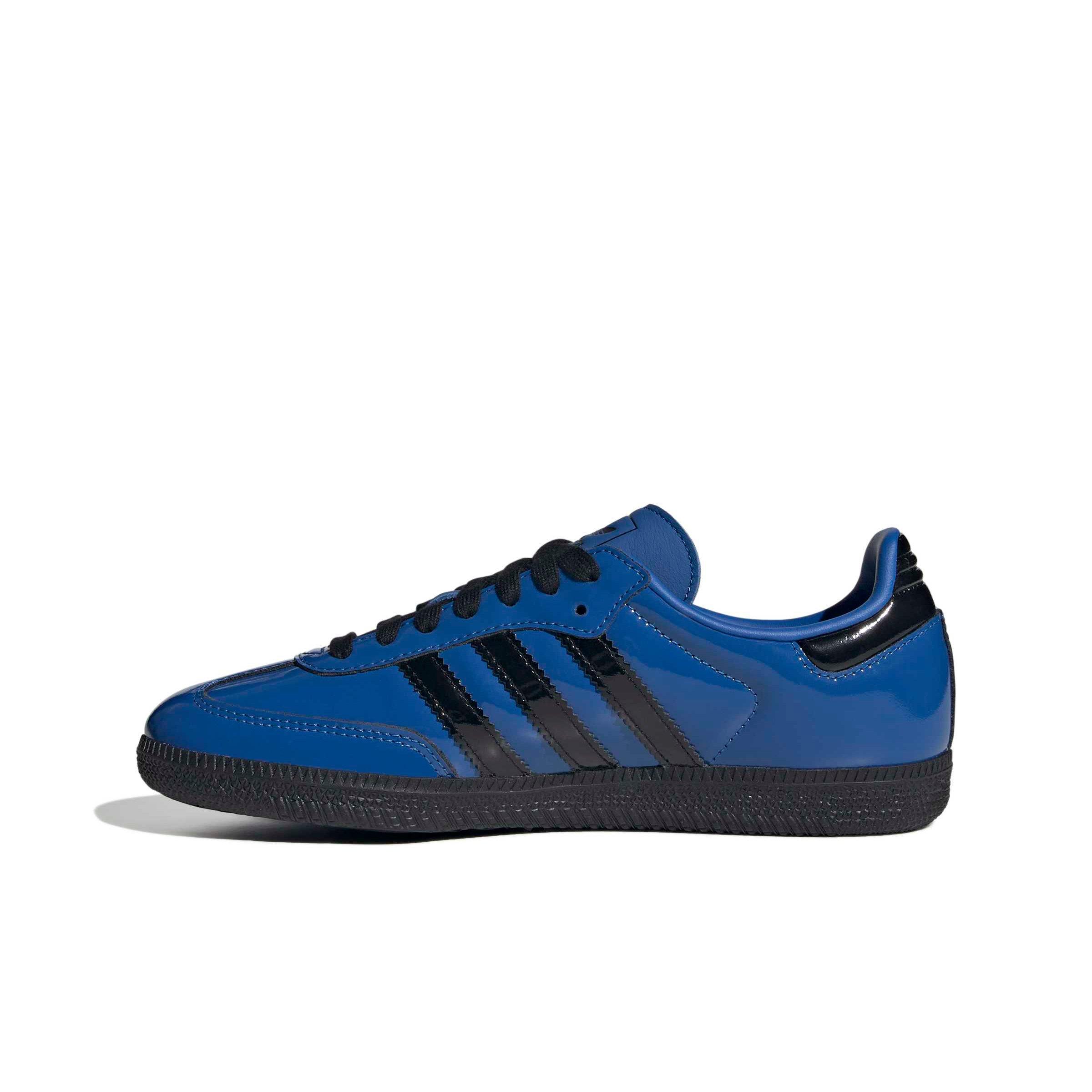 adidas Originals Samba OG "Blue/Core Black/Gold Metallic" Women's Shoe - BLUE/BLACK/GOLD Thumbnail View 2