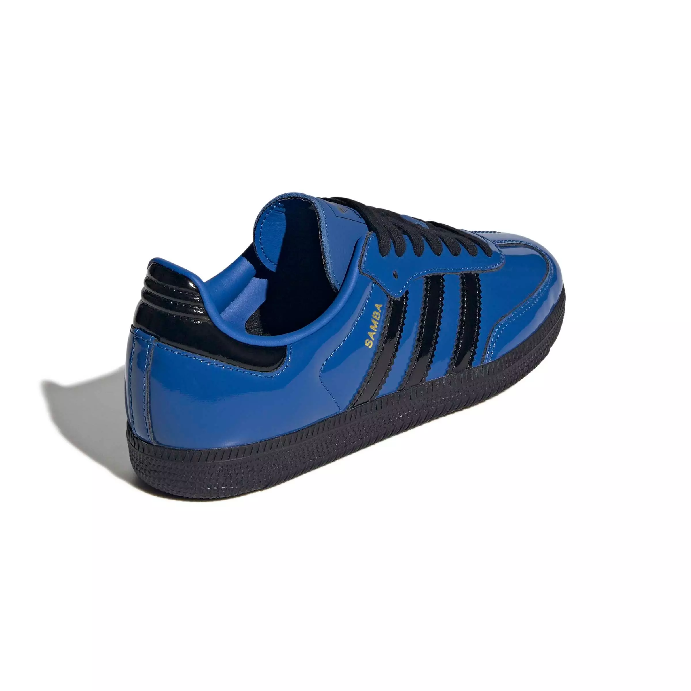 adidas Originals Samba OG "Blue/Core Black/Gold Metallic" Women's Shoe - BLUE/BLACK/GOLD