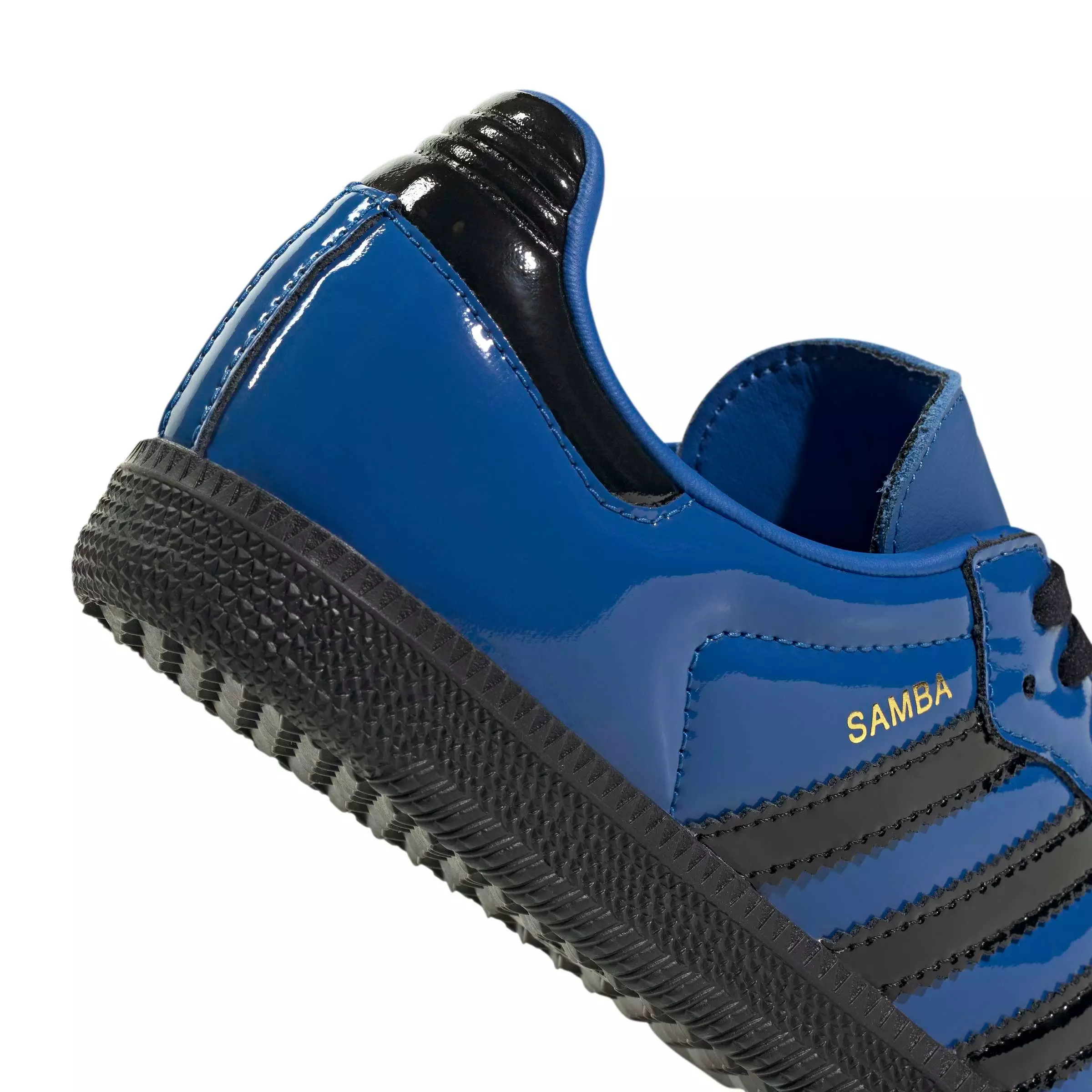 adidas Originals Samba OG "Blue/Core Black/Gold Metallic" Women's Shoe - BLUE/BLACK/GOLD