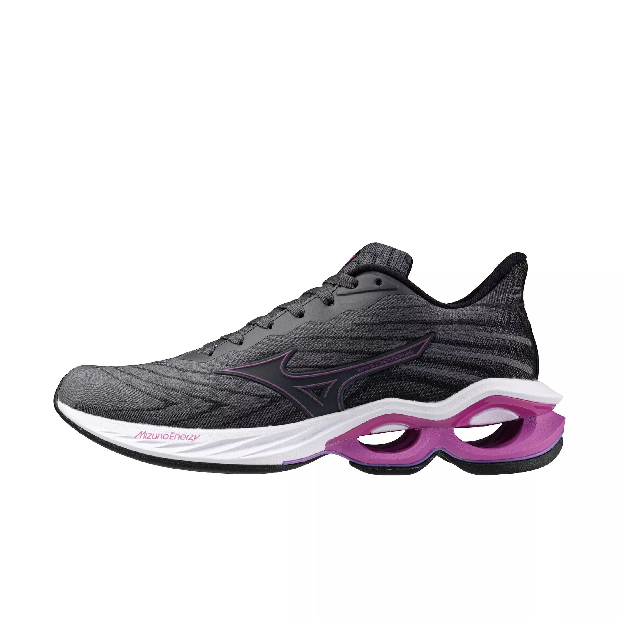 Mizuno Wave Creation 25 SSW "Iron Gate/Rosebud" Women's Running Shoe - GREY/ROSEBUD