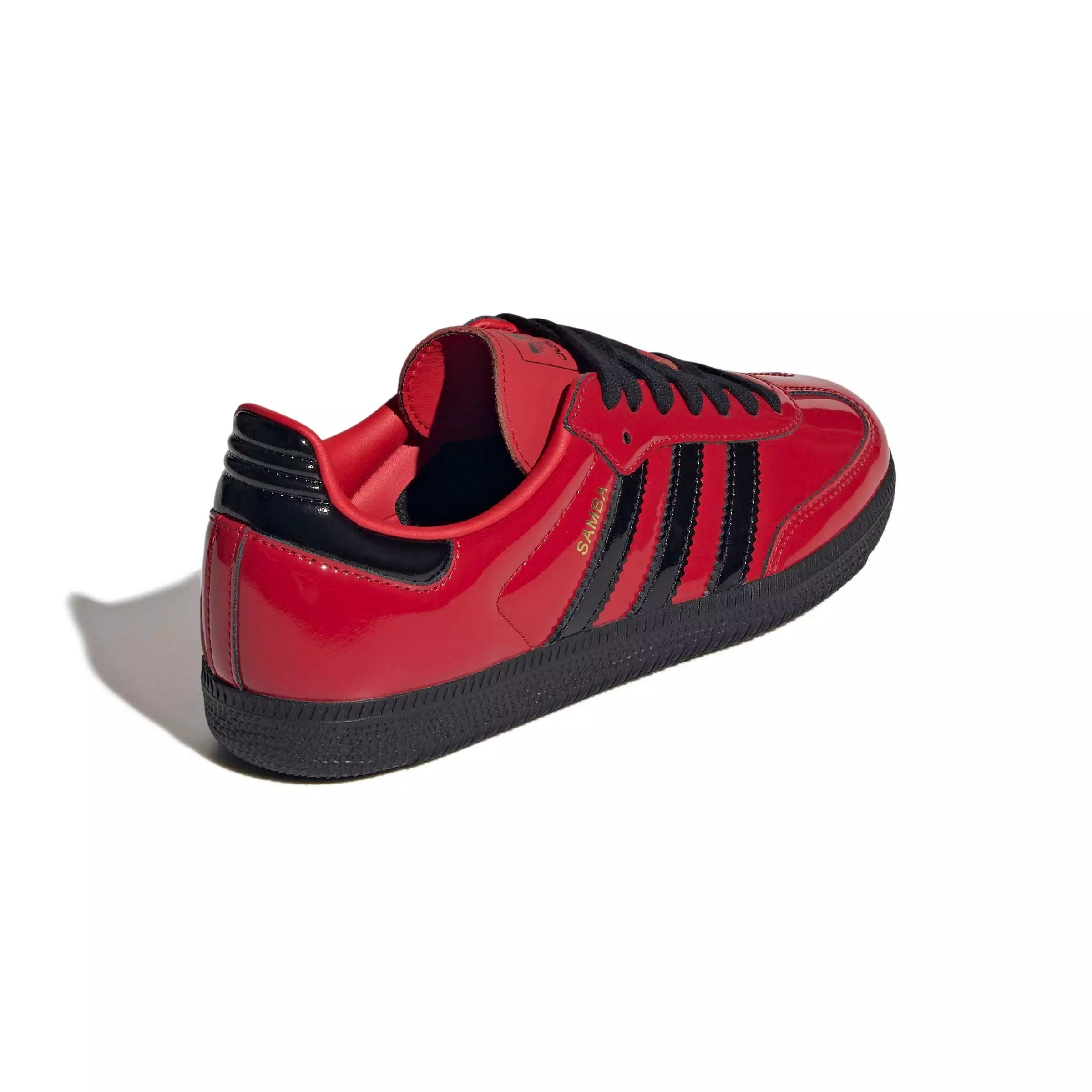 adidas Originals Samba OG "Better Scarlet/Core Black/Gold Metallic" Women's Shoe - SCARLET/BLACK/GOLD
