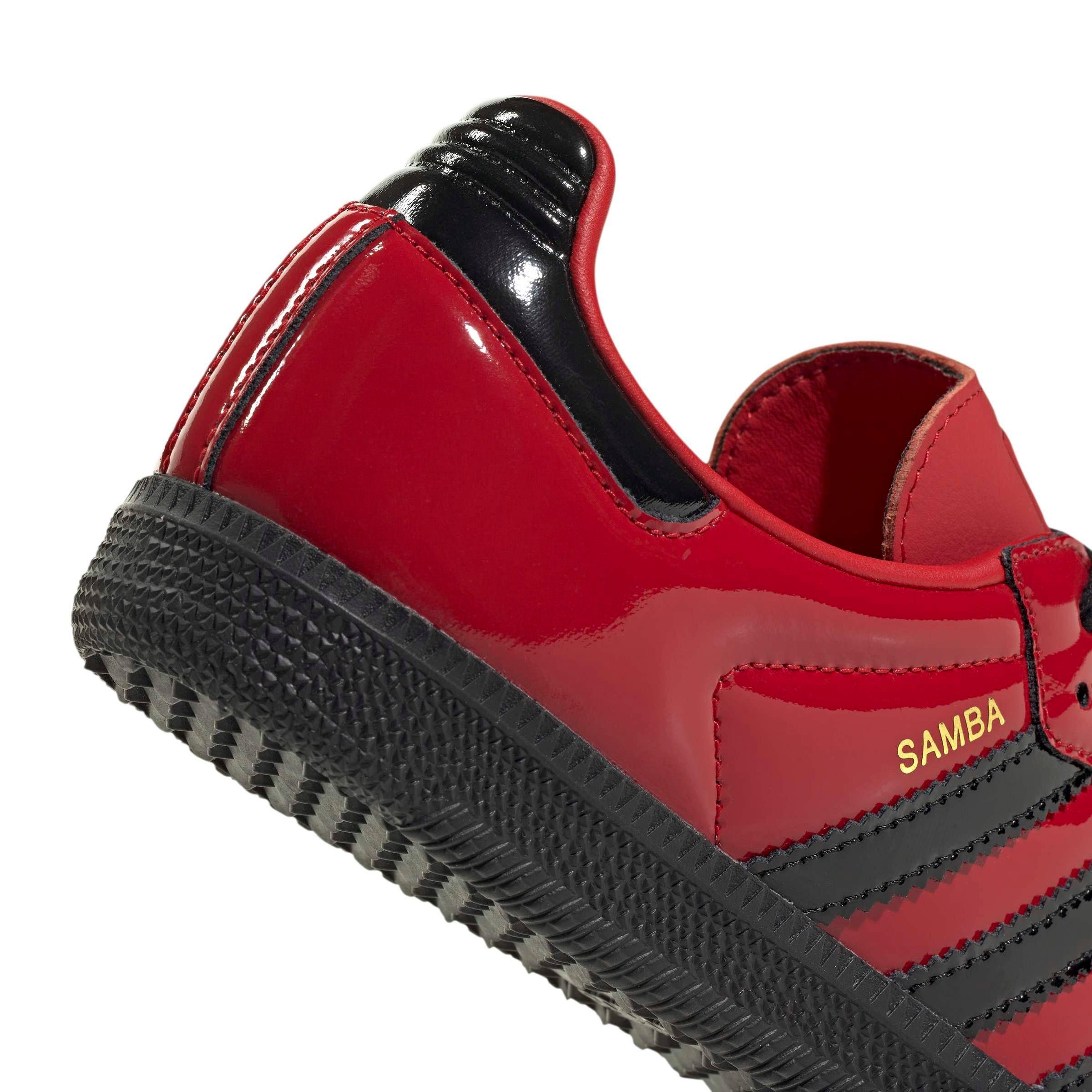 adidas Originals Samba OG "Better Scarlet/Core Black/Gold Metallic" Women's Shoe - SCARLET/BLACK/GOLD Thumbnail View 8