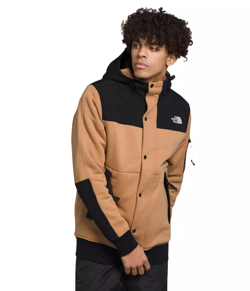 The North Face Men’s Highrail Fleece Jacket - ALMOND BUTTER/BLACK