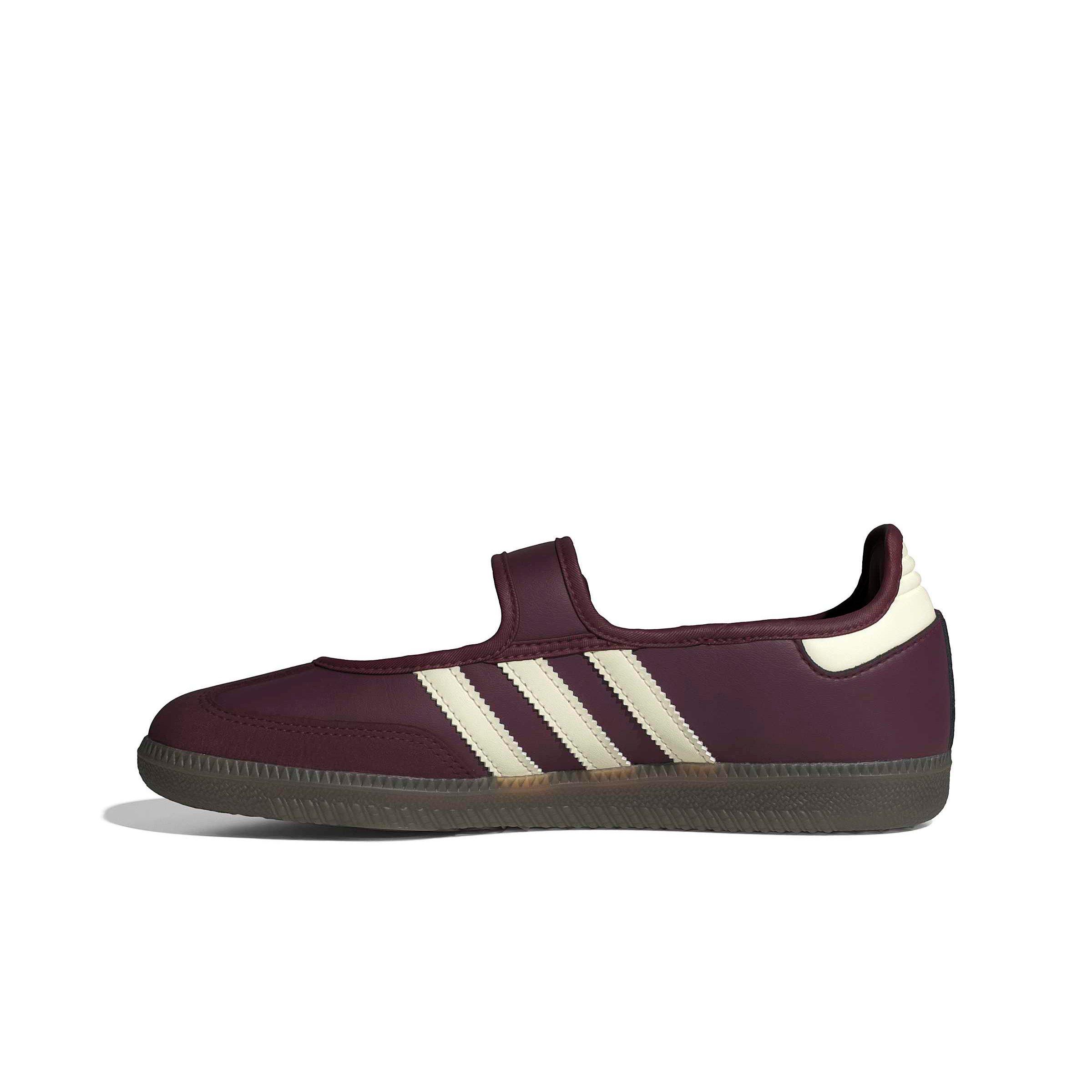 adidas Originals Samba Jane "Maroon/Cream White/Gold Metallic" Women's Shoe - MAROON/CREAM/GOLD Thumbnail View 2