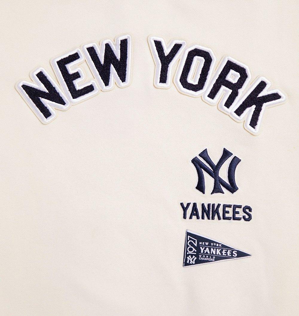Pro Standard Women's New York Yankees Retro Classics Crewneck - Eggshell - EGGSHELL Thumbnail View 5