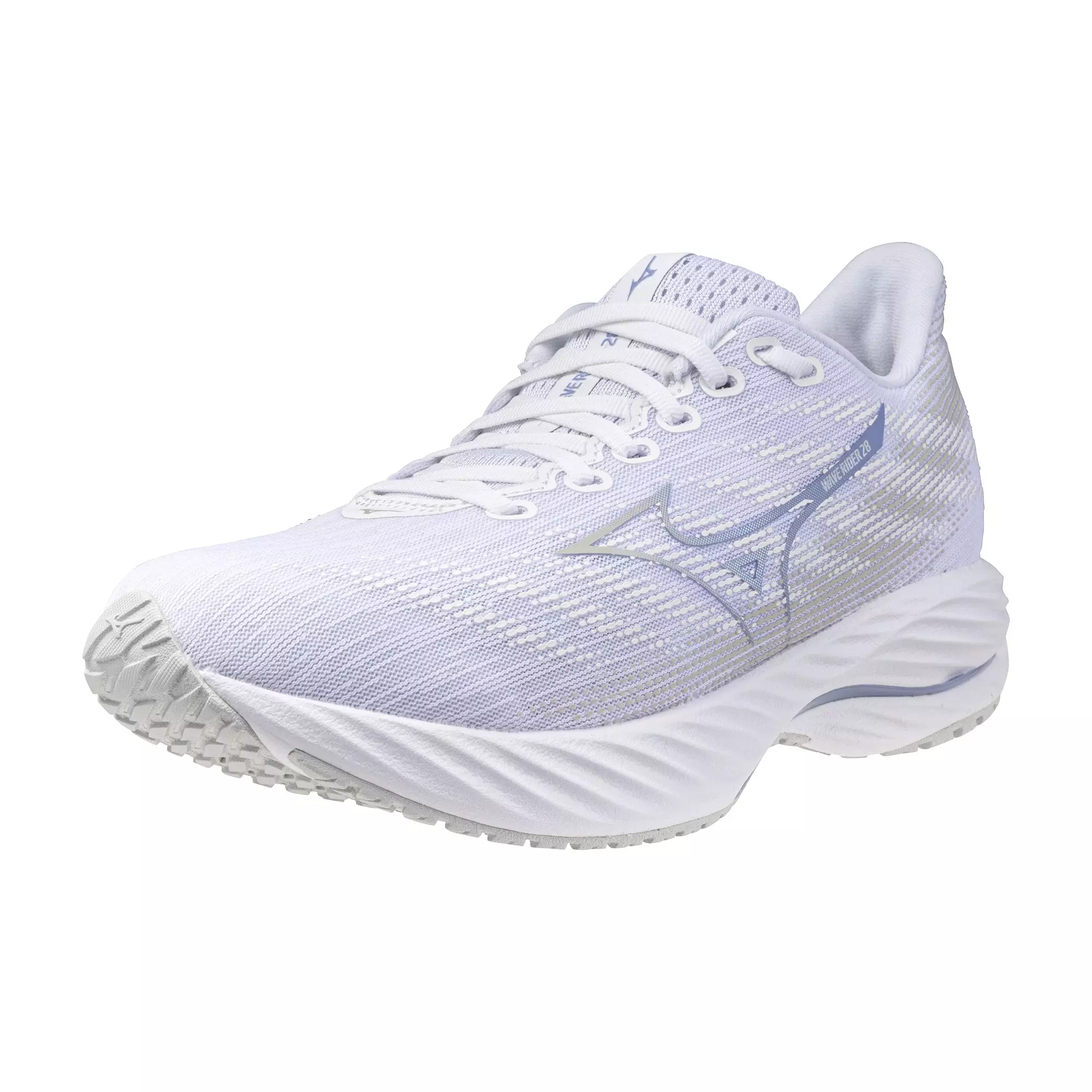 Mizuno Wave Rider 28 "White/Nimbus Cloud" Women's Running Shoe - WHITE/CLOUD