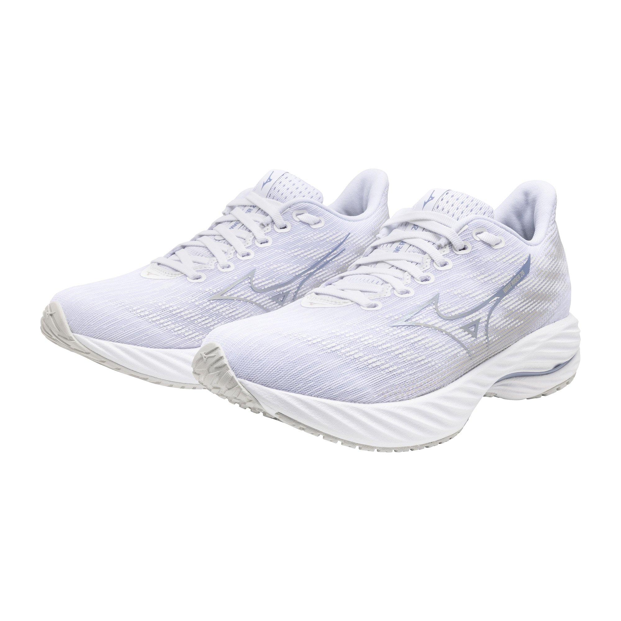 Mizuno Wave Rider 28 "White/Nimbus Cloud" Women's Running Shoe - WHITE/CLOUD Thumbnail View 5