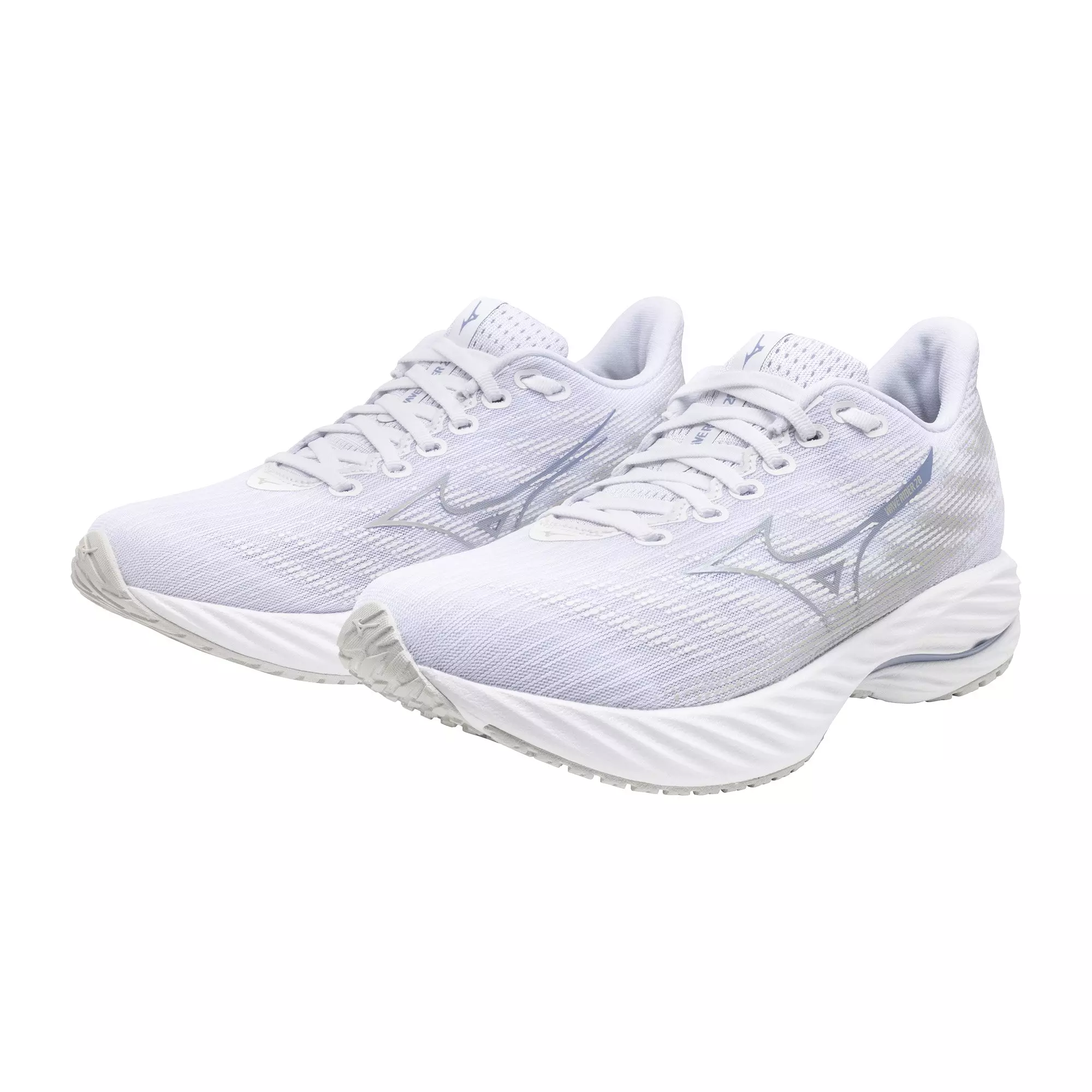 Mizuno Wave Rider 28 "White/Nimbus Cloud" Women's Running Shoe - WHITE/CLOUD