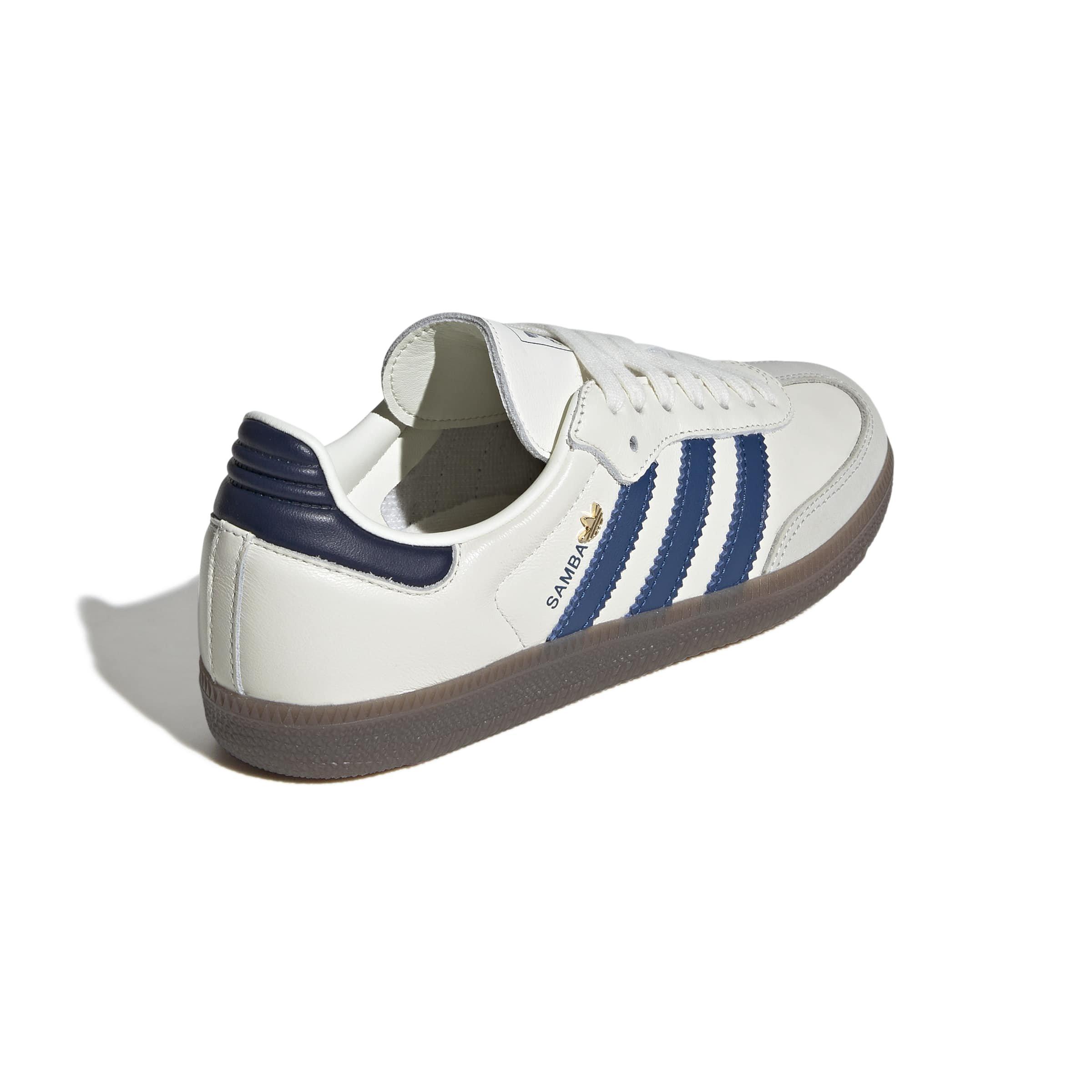adidas Originals Samba OG "Off White/Dusky Petrol/Night Indigo" Women's Shoe - OFF WHITE/DUSKY/INDIGO Thumbnail View 4