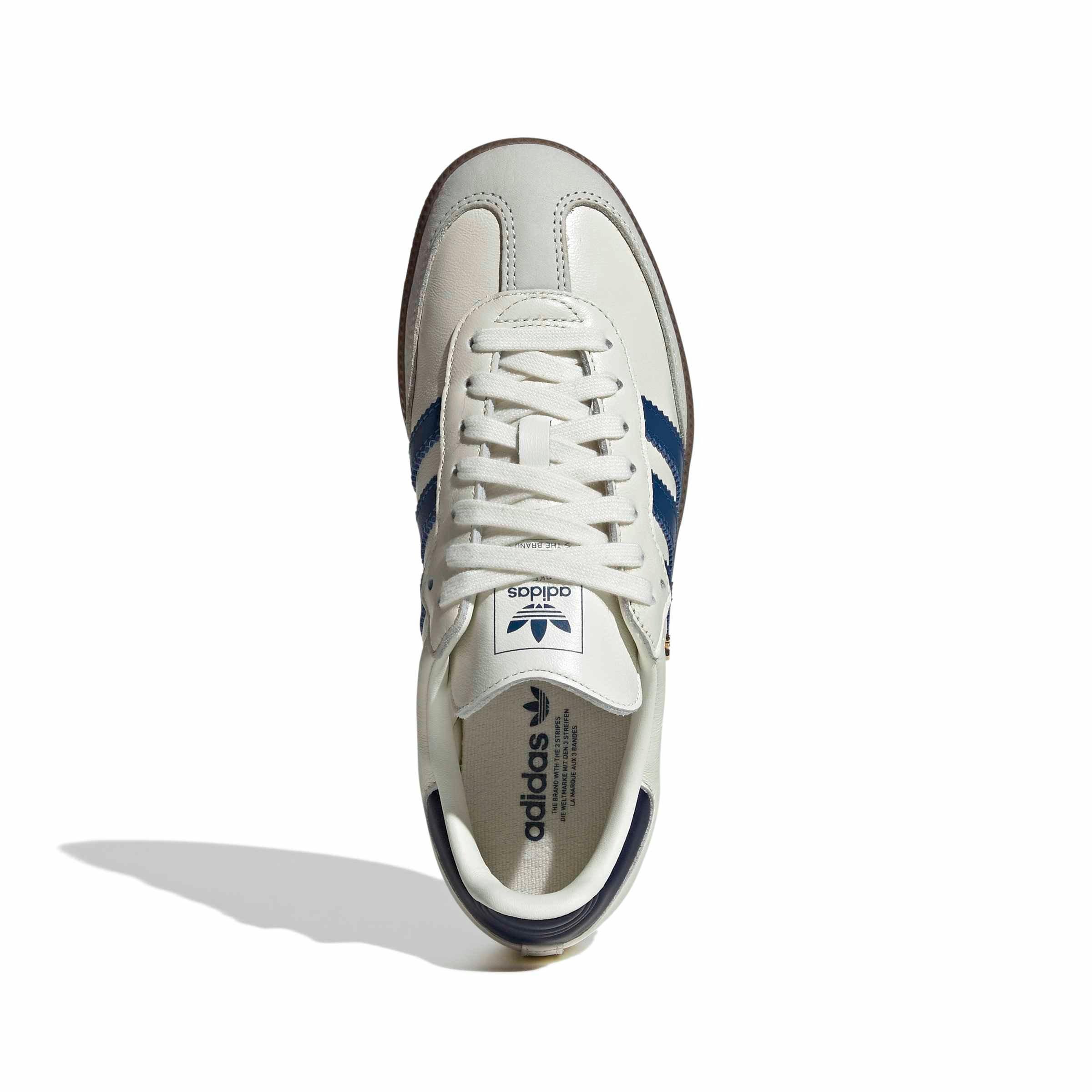 adidas Originals Samba OG "Off White/Dusky Petrol/Night Indigo" Women's Shoe - OFF WHITE/DUSKY/INDIGO Thumbnail View 5