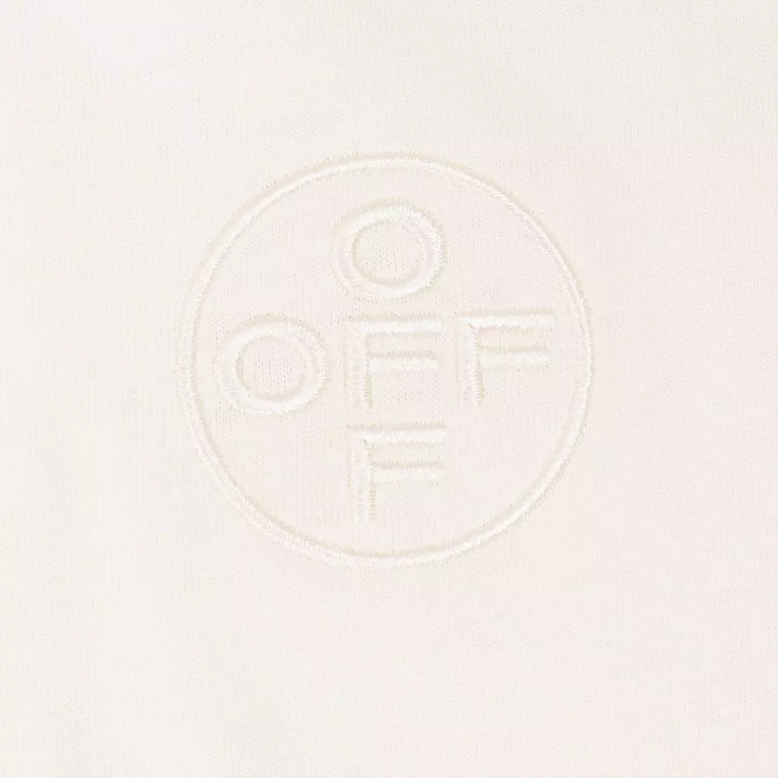 L/AB c/o Off-White Men's Chest Logo Classic Crew Undershirt (3 Pack) - Marshmallow/Birch/Grey - MARSHMALLOW/BIRCH/GREY