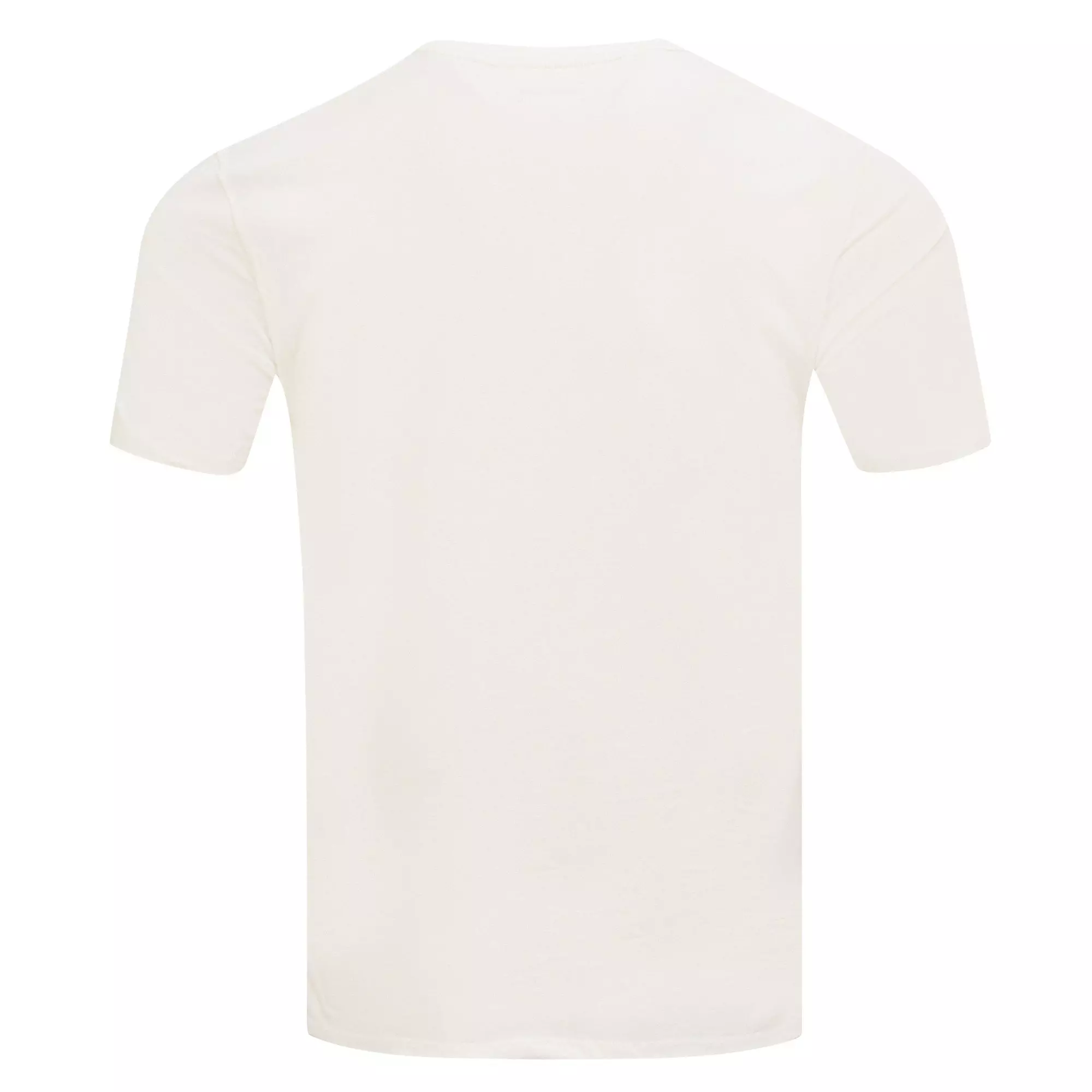 L/AB c/o Off-White Men's Chest Logo Classic Crew Undershirt (3 Pack) - Marshmallow/Birch/Grey - MARSHMALLOW/BIRCH/GREY