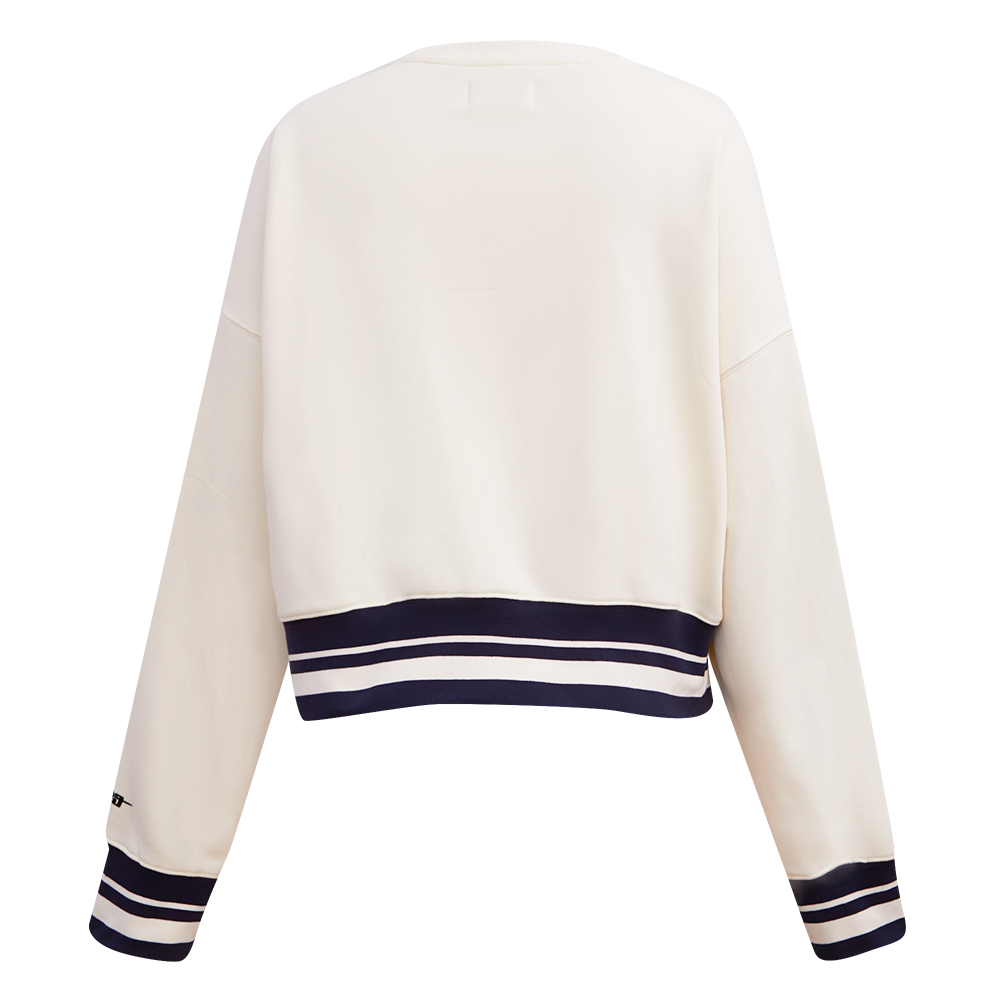 Pro Standard Women's Houston Astros Retro Classics Crewneck - Eggshell - EGGSHELL Thumbnail View 2