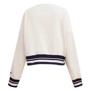 Pro Standard Women's Houston Astros Retro Classics Crewneck - Eggshell