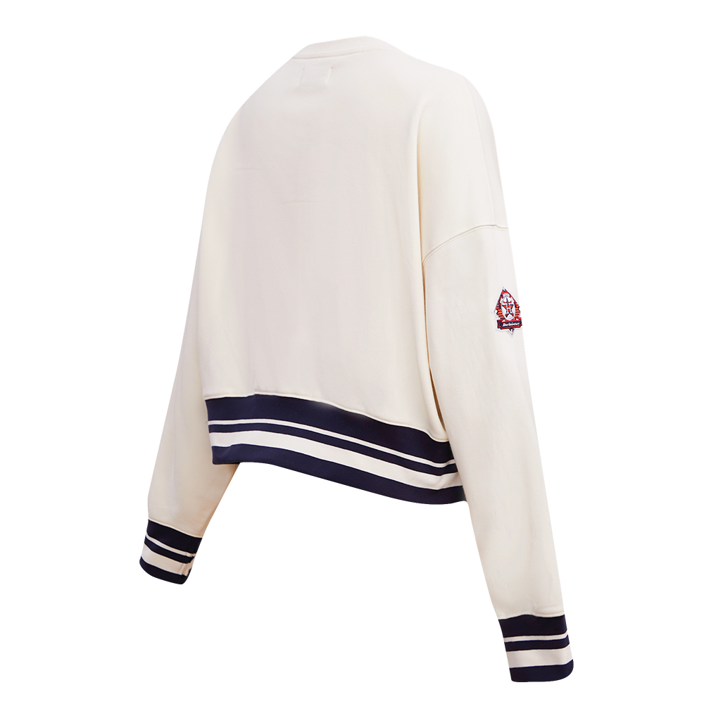 Pro Standard Women's Houston Astros Retro Classics Crewneck - Eggshell - EGGSHELL Thumbnail View 4