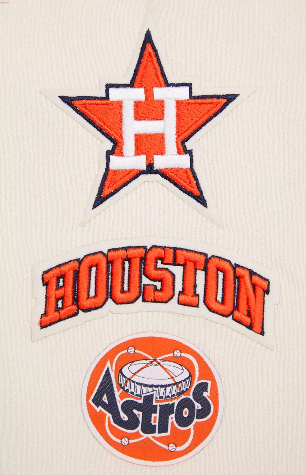 Pro Standard Women's Houston Astros Retro Classics Crewneck - Eggshell - EGGSHELL