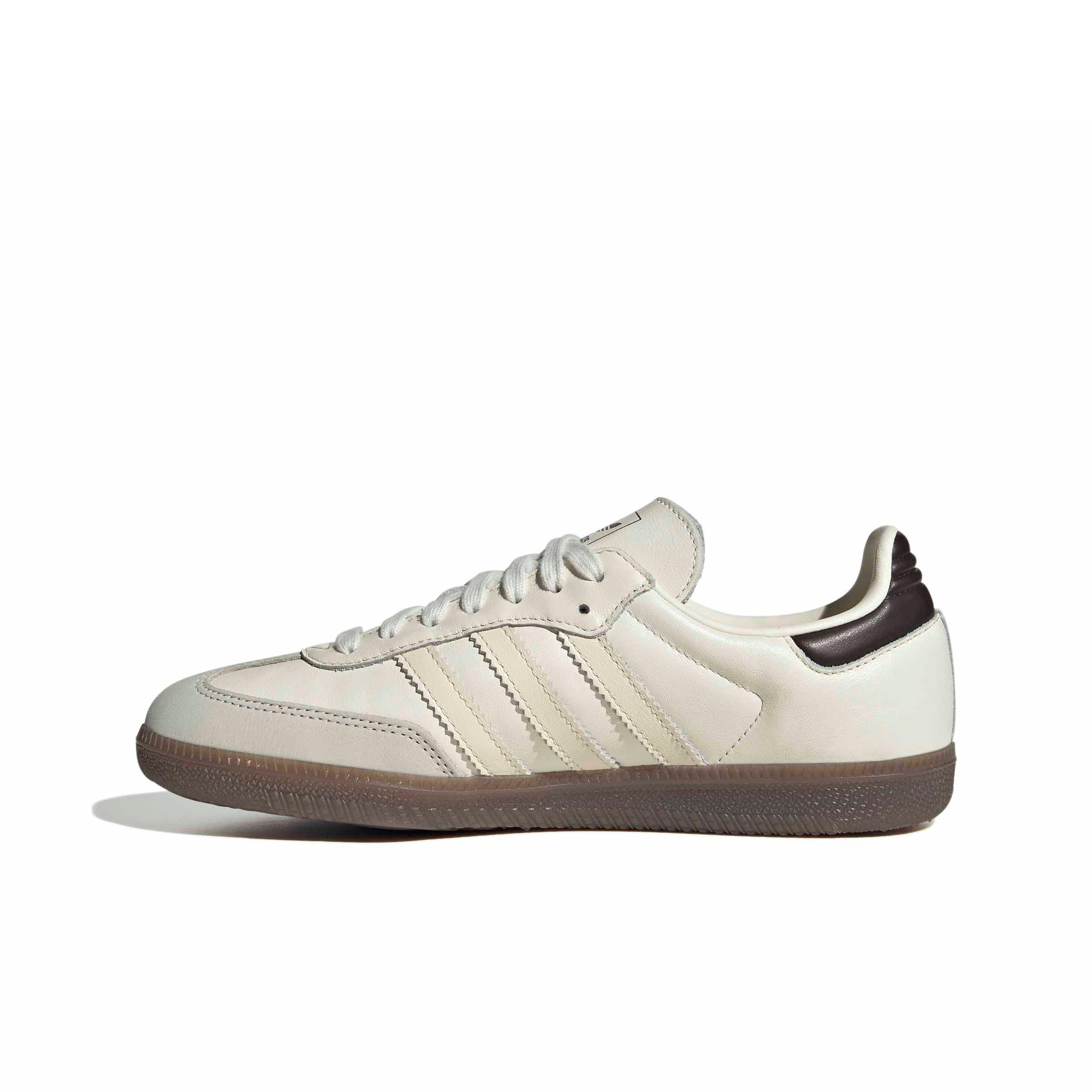 adidas Originals Samba OG "Off White/Wonder White/Aurora Coffee" Women's Shoe - OFF WHITE/WHITE/COFFEE Thumbnail View 2