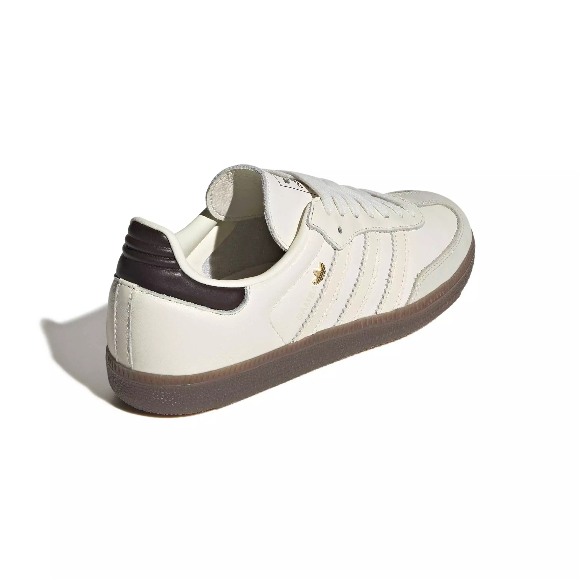 adidas Originals Samba OG "Off White/Wonder White/Aurora Coffee" Women's Shoe - OFF WHITE/WHITE/COFFEE