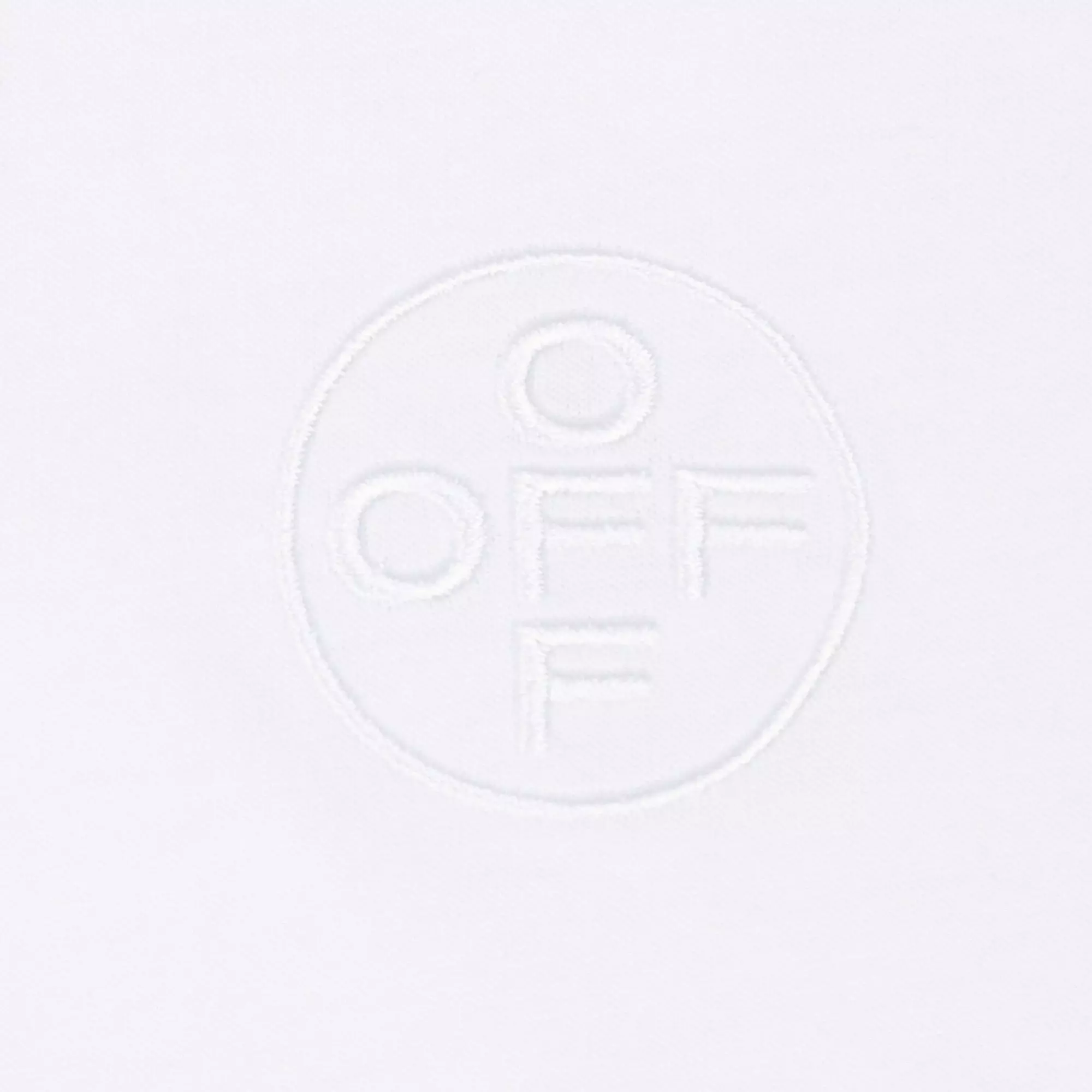 L/AB c/o Off-White Men's Chest Logo Classic Crew Undershirt (3 Pack) - White - WHITE