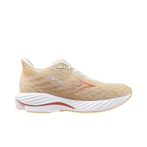 Mizuno Wave Rider 28 "Pristine/Spicy Orange" Women's Running Shoe