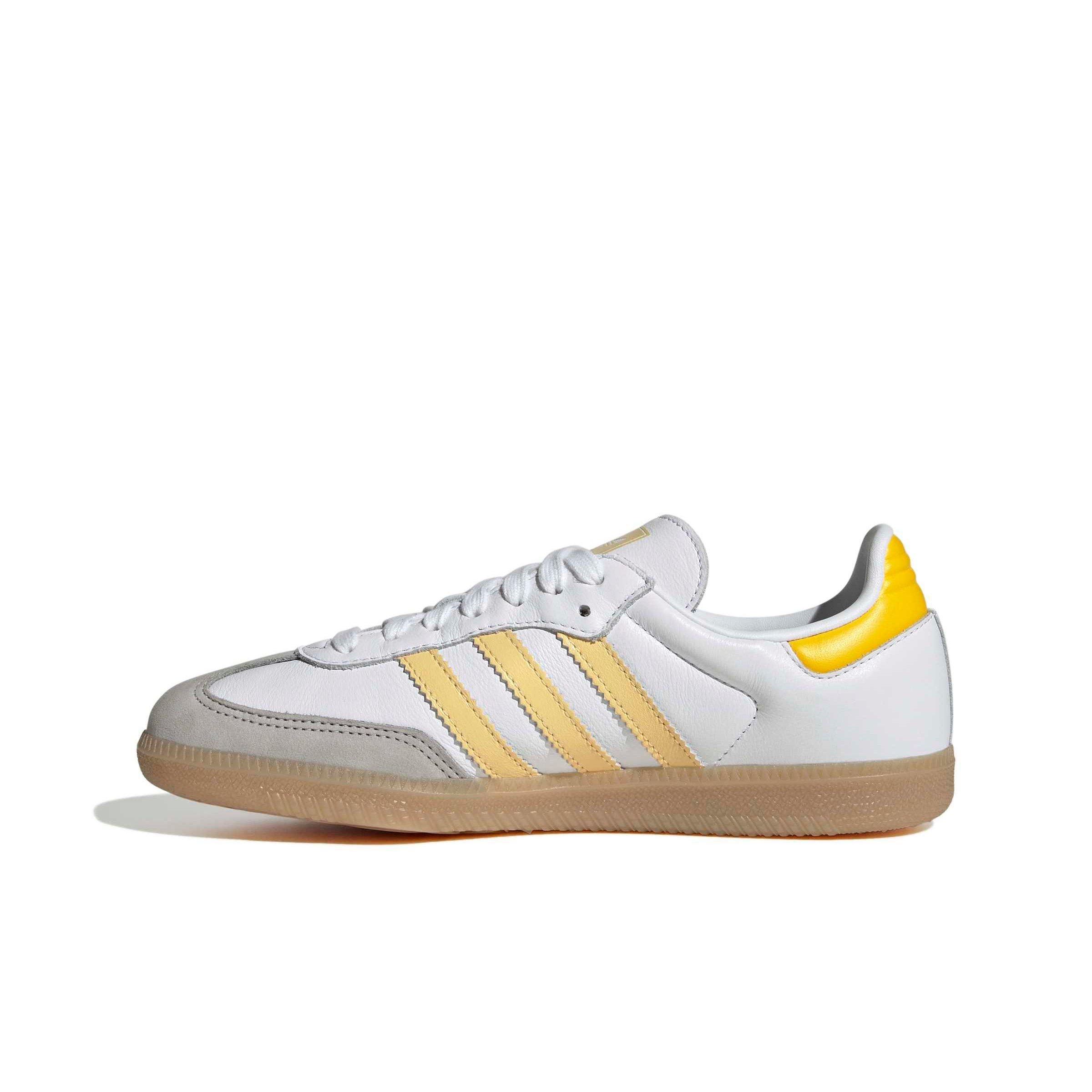 adidas Originals Samba OG "Ftwr White/Orange Tint/Eqt Yellow" Women's Shoe - WHITE/ORANGE/YELLOW Thumbnail View 2